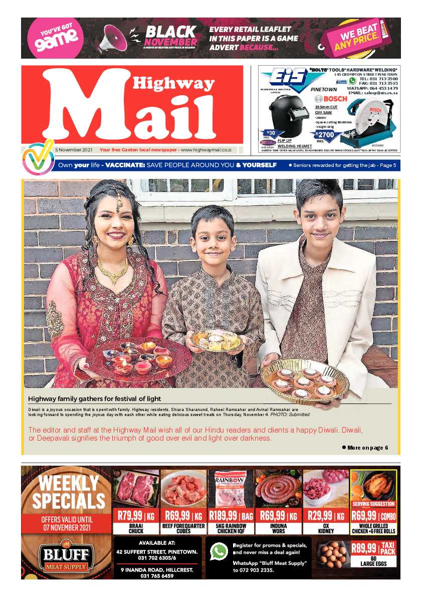 Highway Mail 5 November 2021 page 1