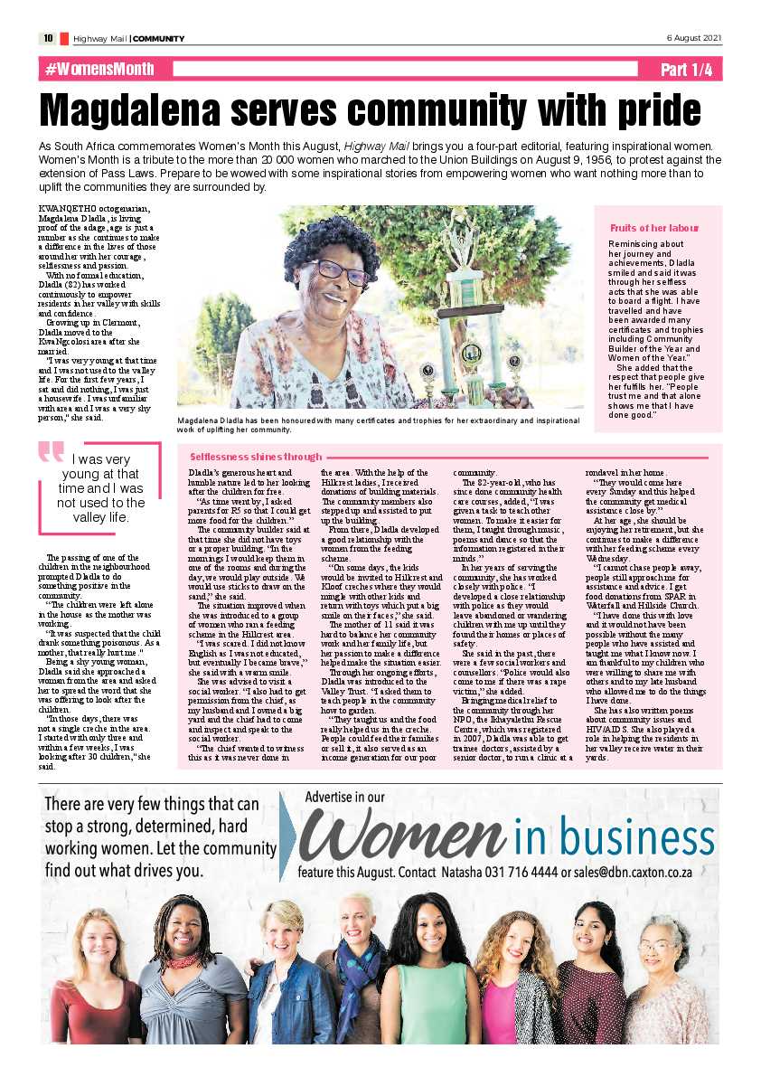 Highway Mail 6 August 2021 page 10