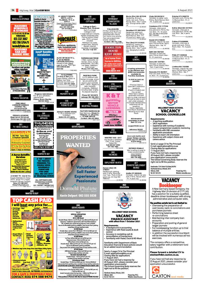 Highway Mail 6 August 2021 page 14