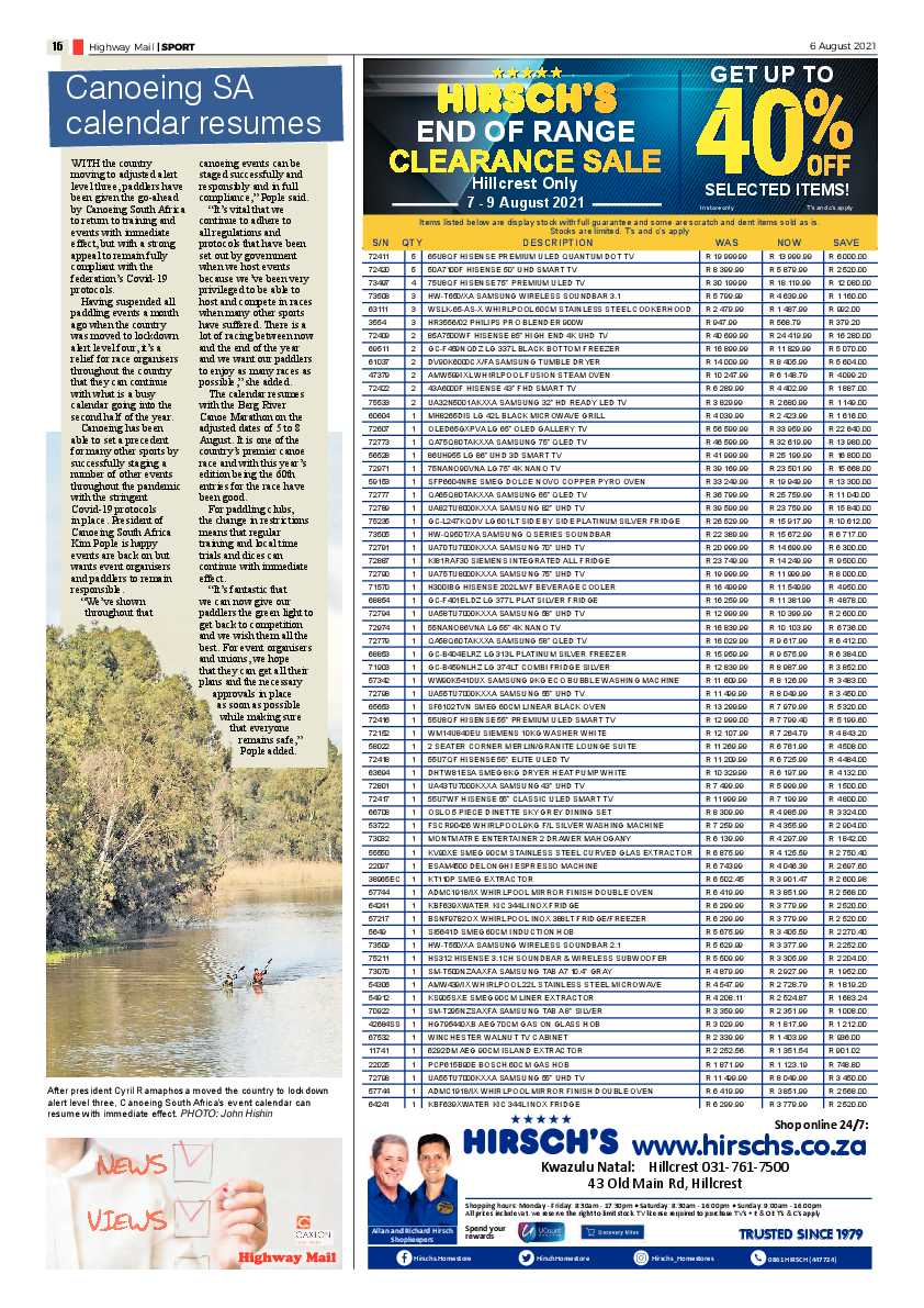 Highway Mail 6 August 2021 page 16