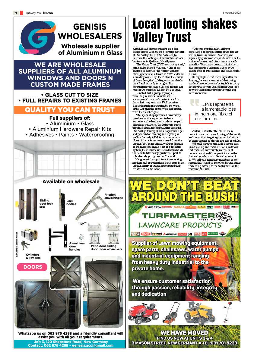 Highway Mail 6 August 2021 page 4