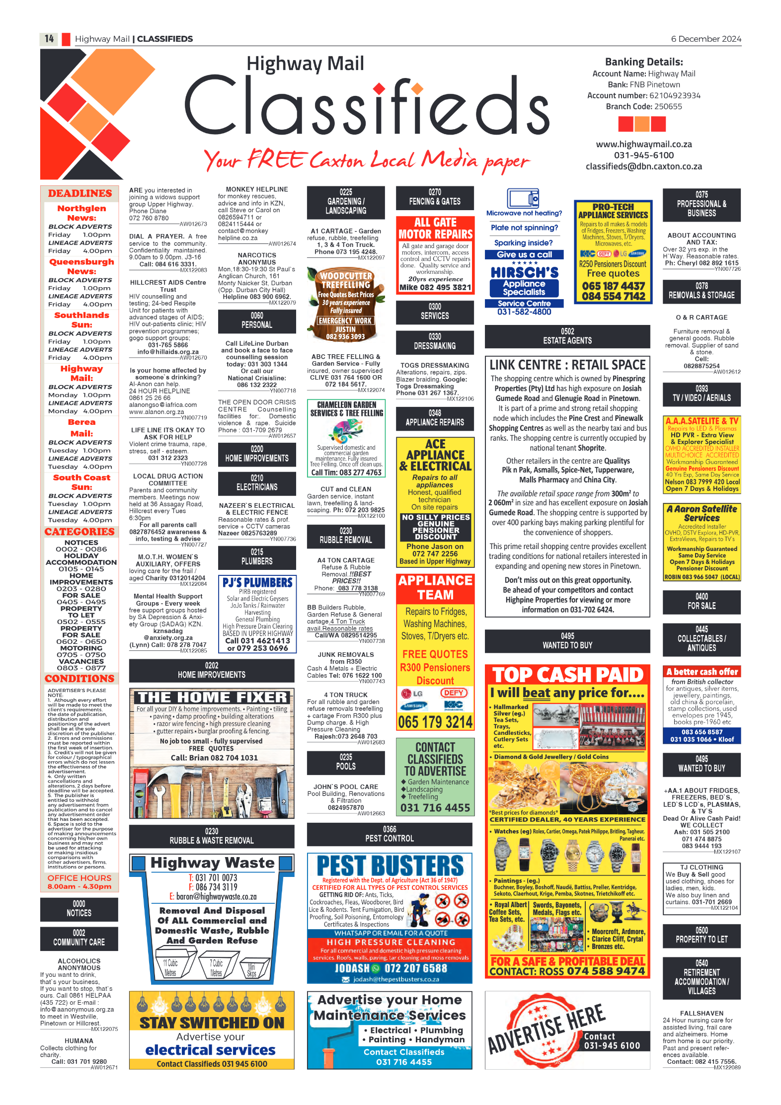 Highway Mail 6 December 2024 page 14
