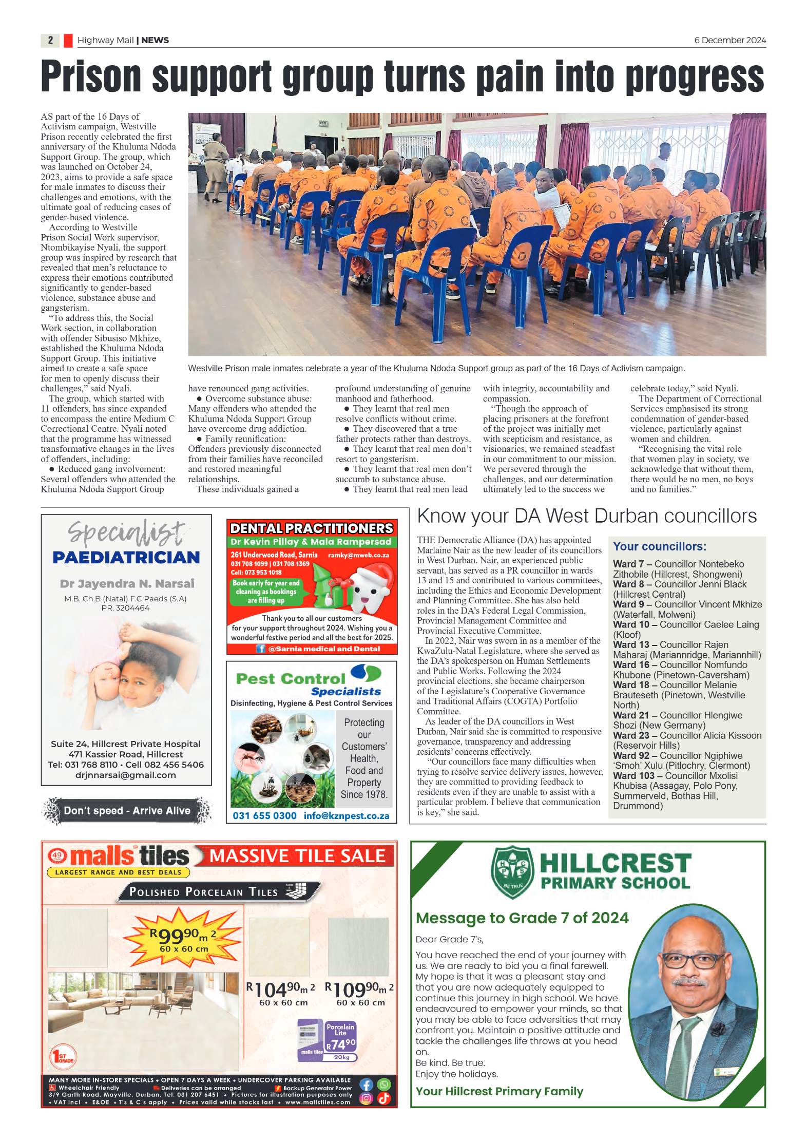 Highway Mail 6 December 2024 page 2