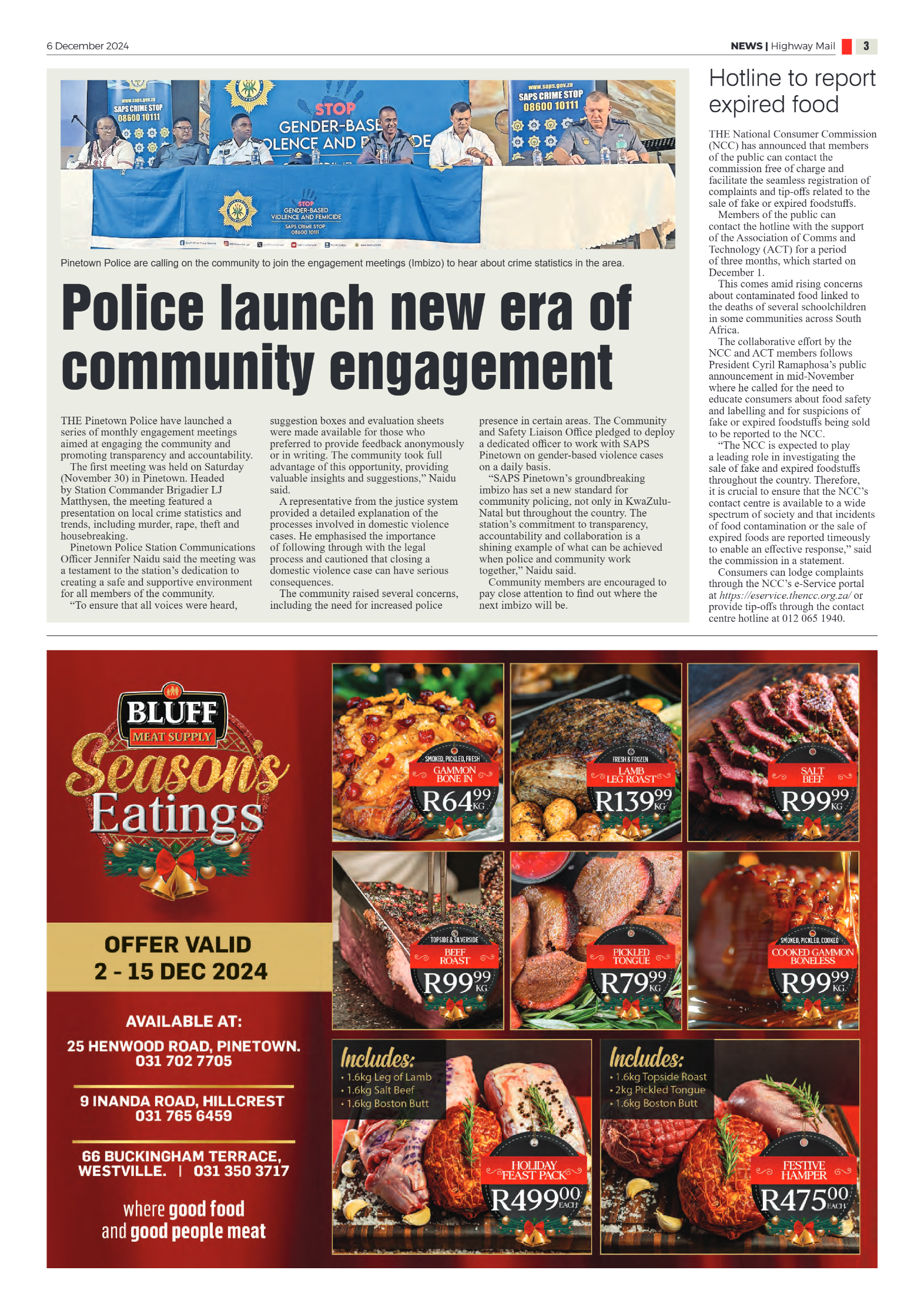 Highway Mail 6 December 2024 page 3