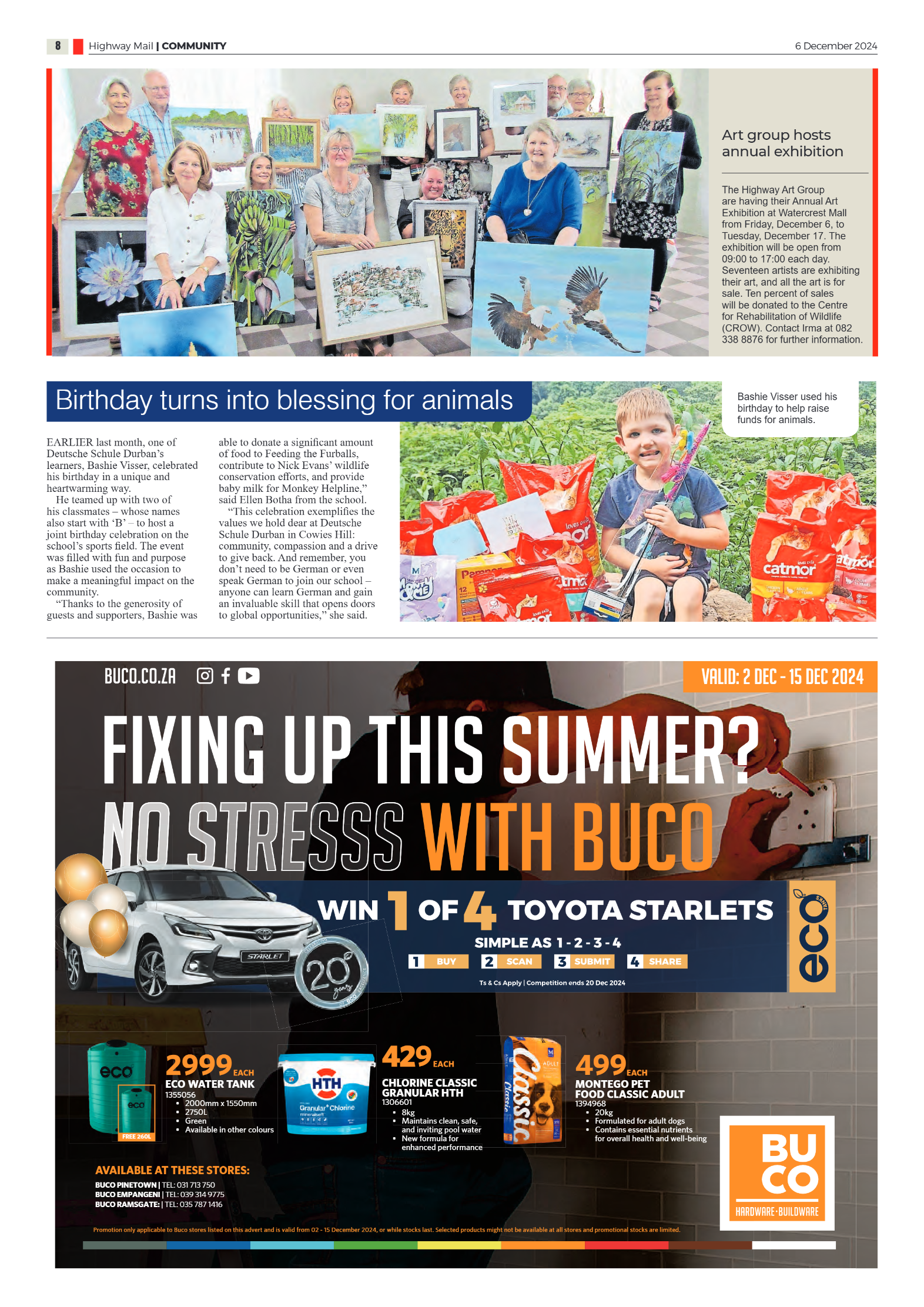 Highway Mail 6 December 2024 page 8