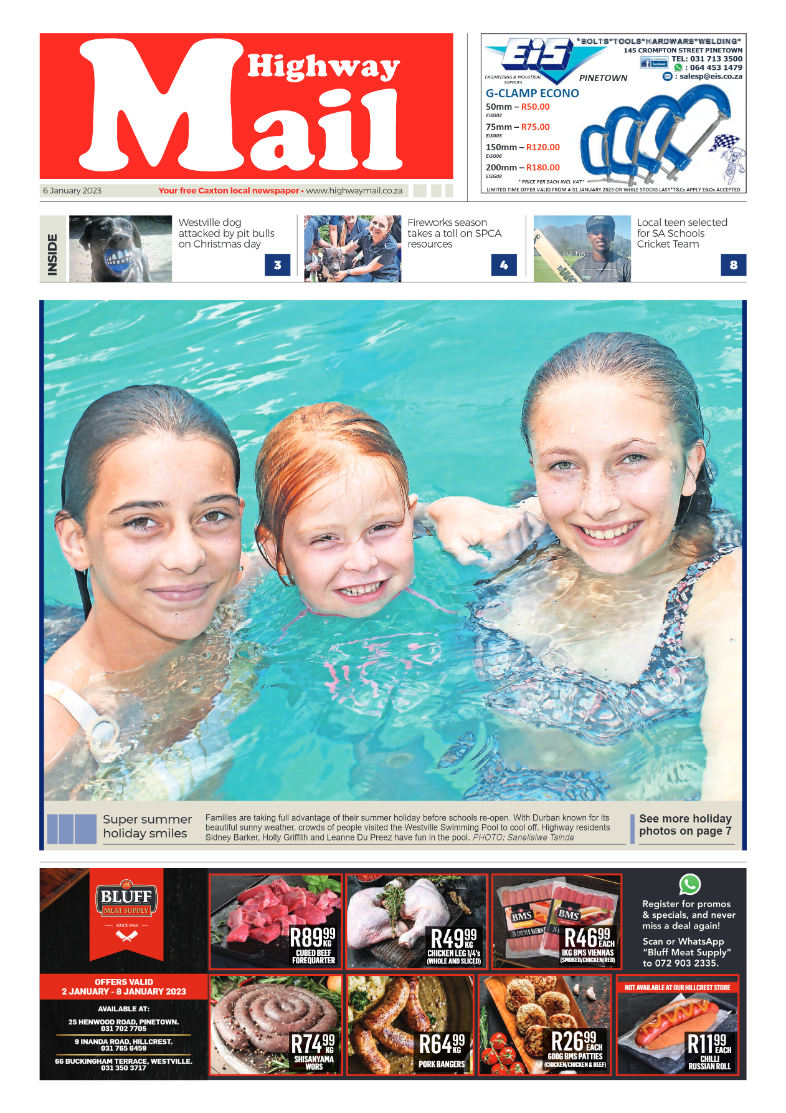Highway Mail 6 January 2023 page 1