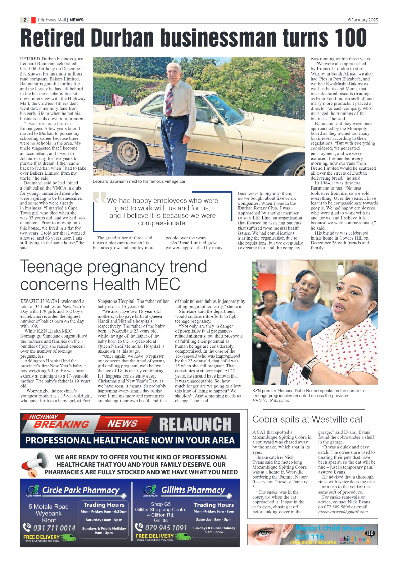 Highway Mail 6 January 2023 page 2