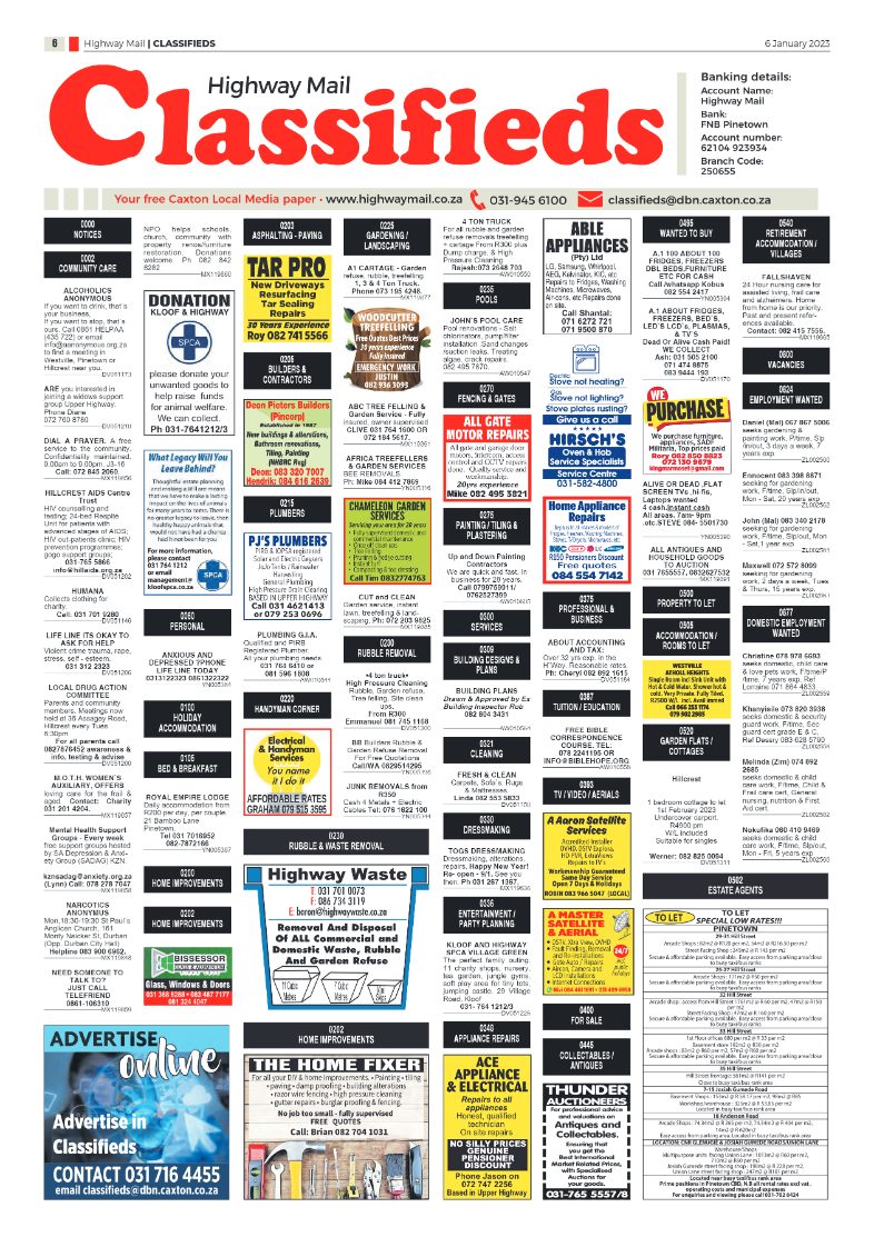 Highway Mail 6 January 2023 page 6