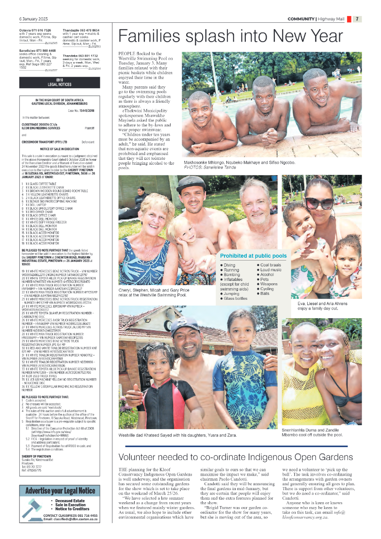 Highway Mail 6 January 2023 page 7
