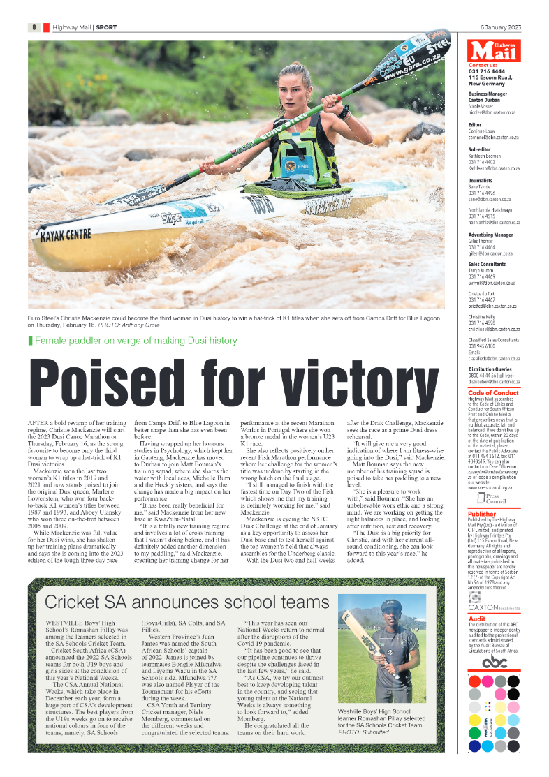 Highway Mail 6 January 2023 page 8