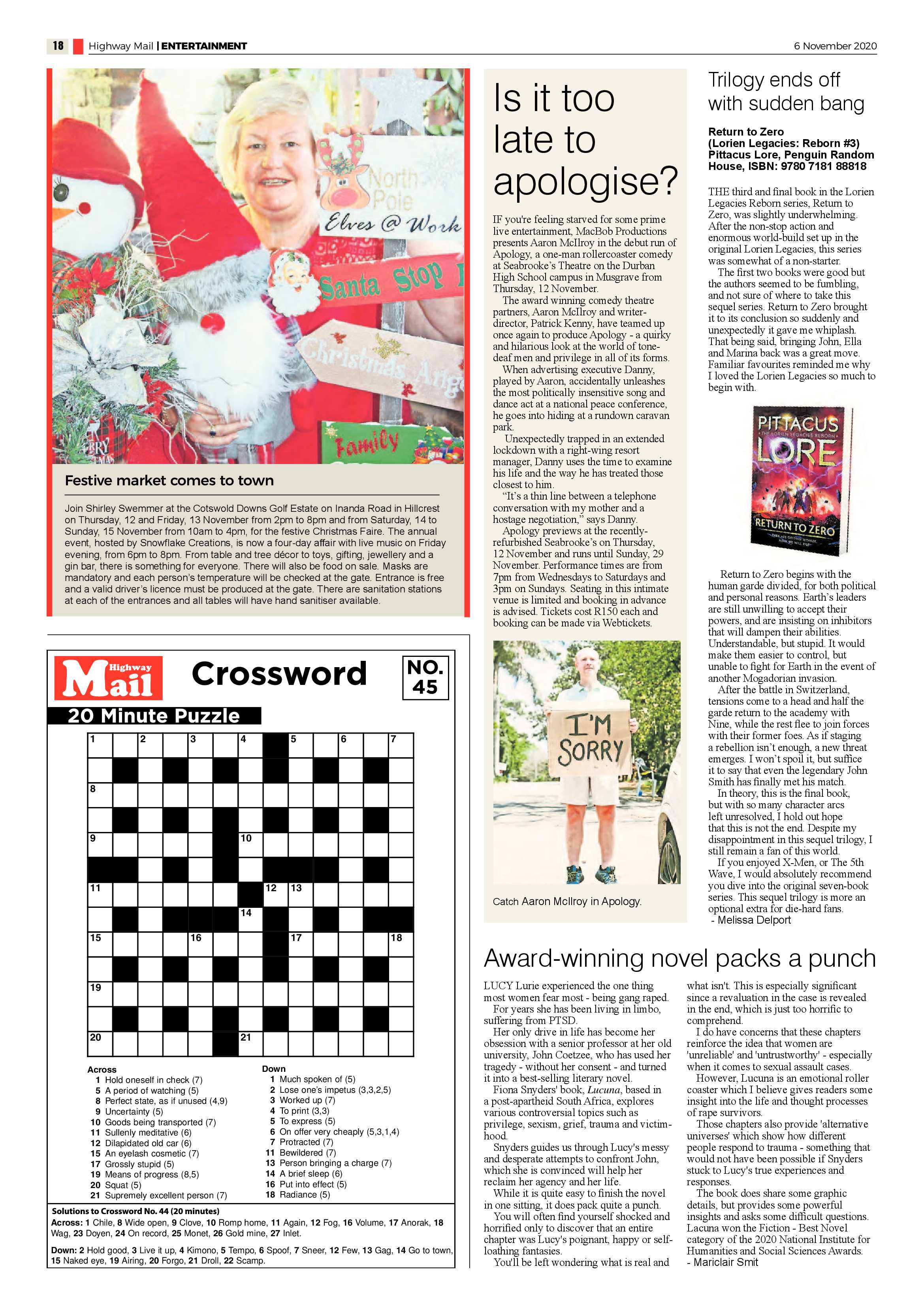 Highway Mail 6 November 2020 page 18