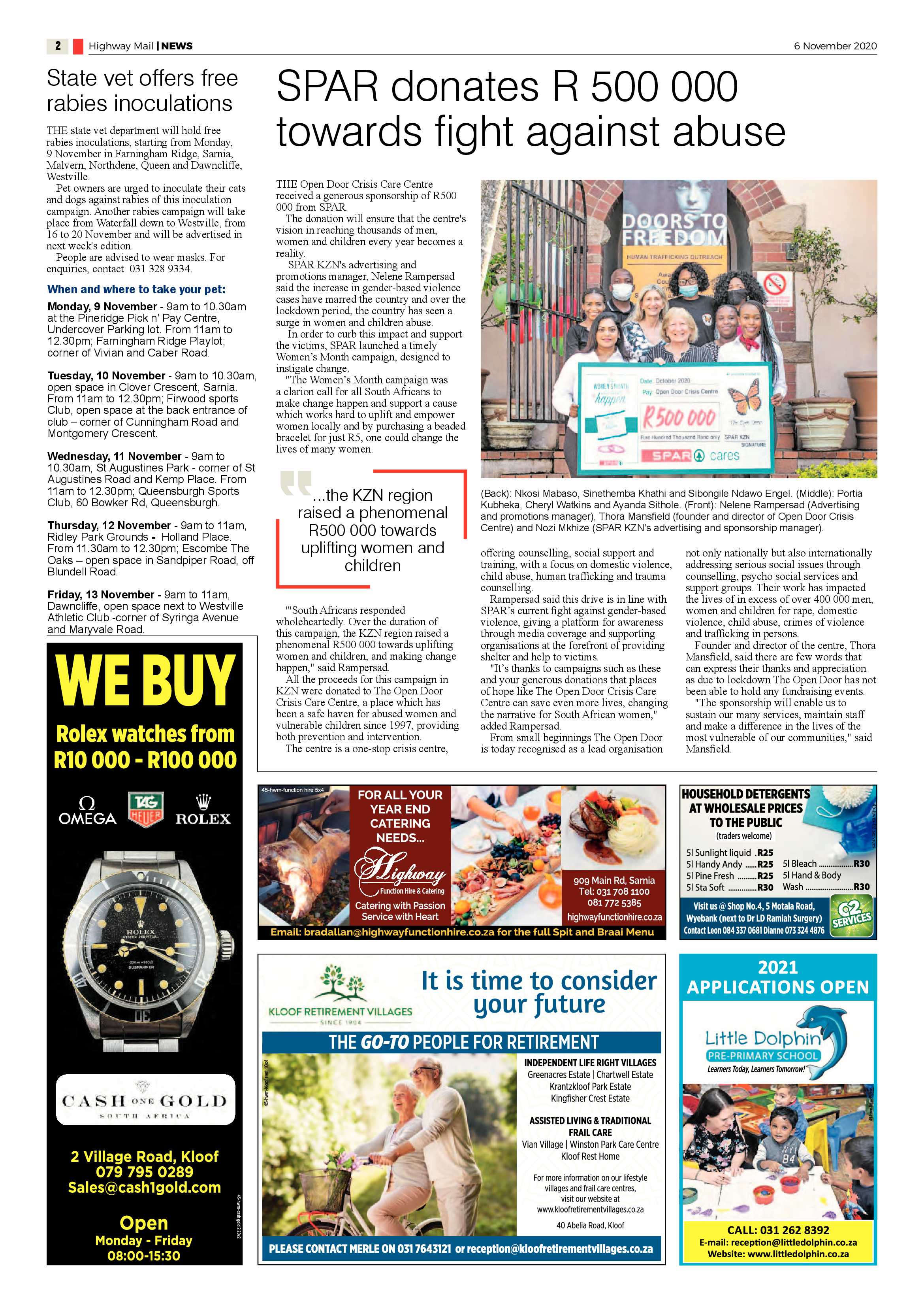 Highway Mail 6 November 2020 page 2