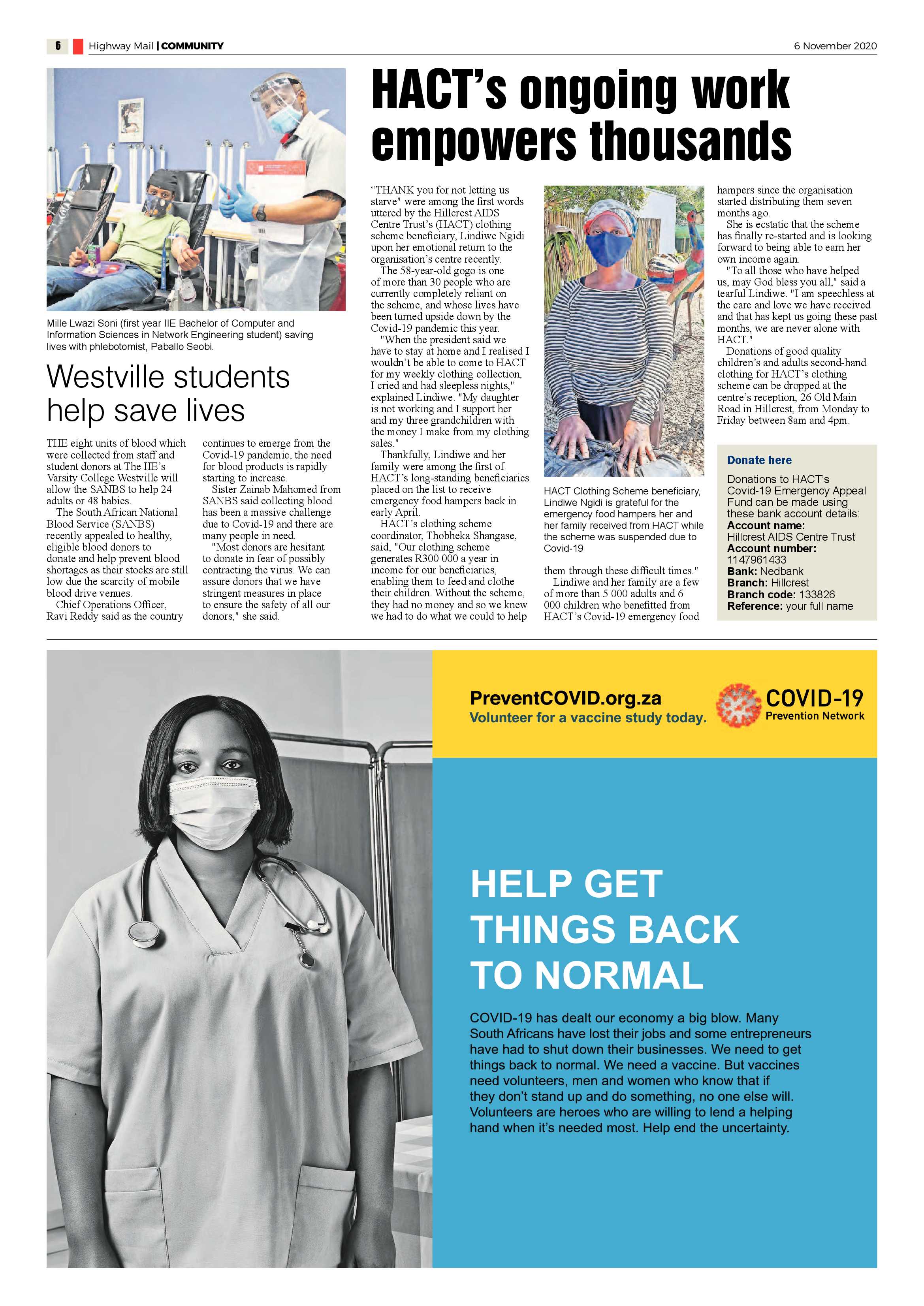 Highway Mail 6 November 2020 page 6