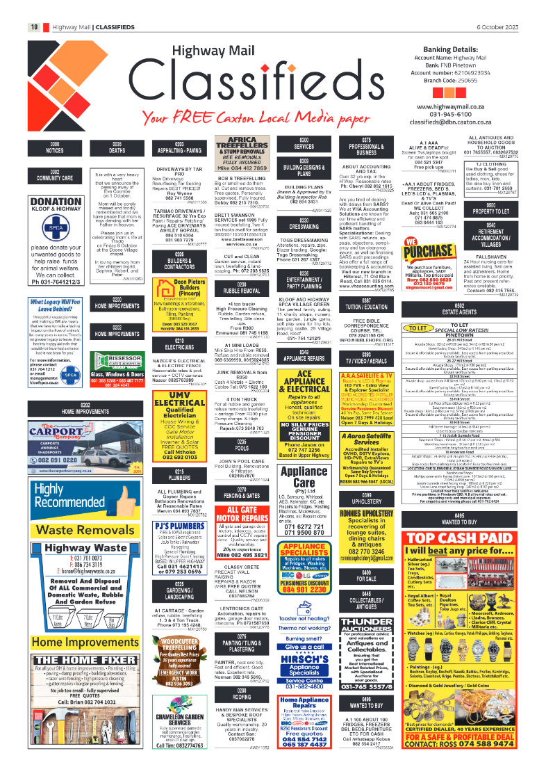 Highway Mail 6 October 2023 page 10