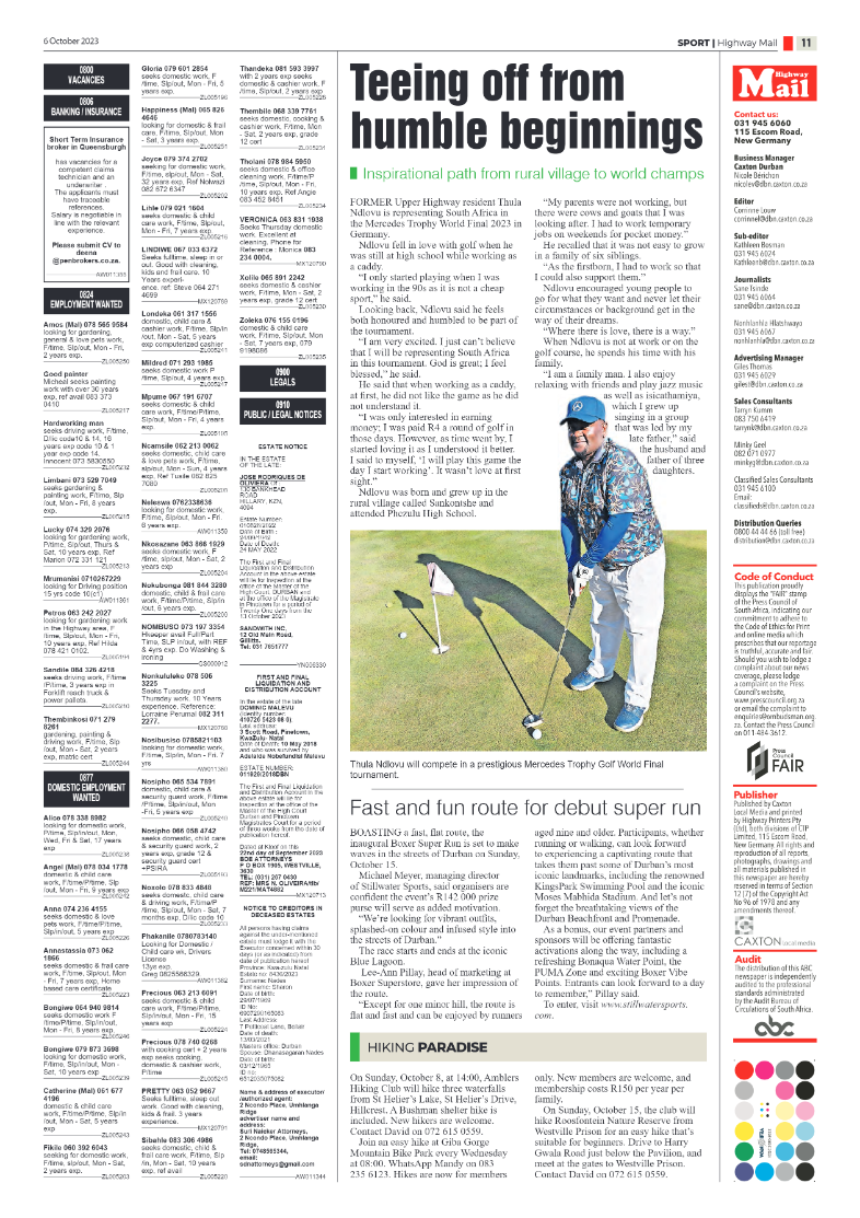 Highway Mail 6 October 2023 page 11