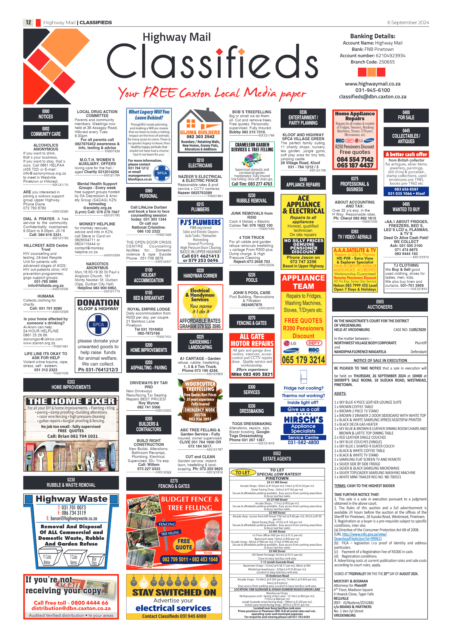 Highway Mail 6 September 2024 page 12