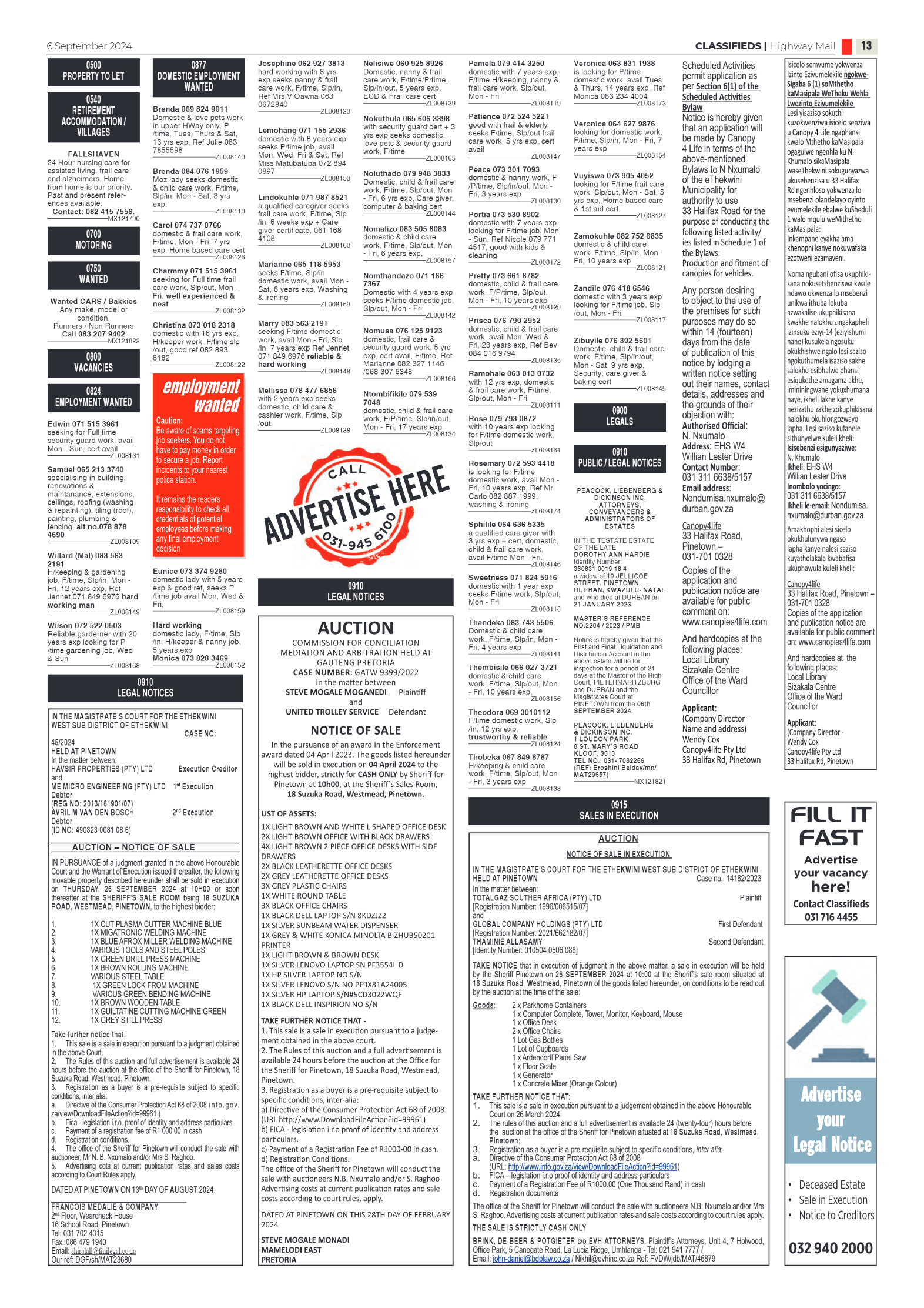 Highway Mail 6 September 2024 page 13