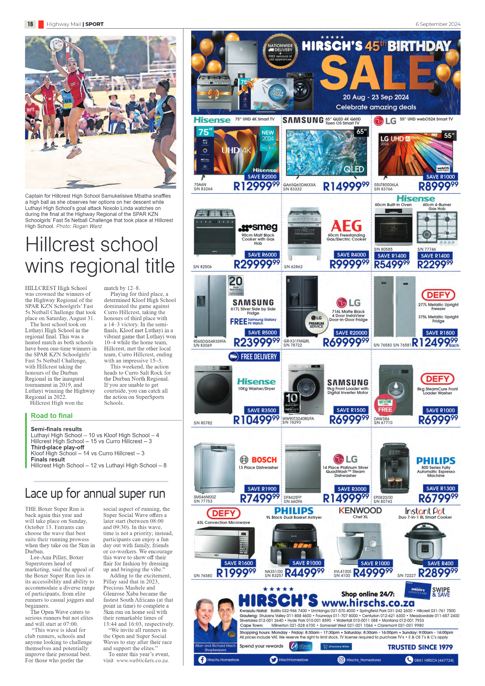 Highway Mail 6 September 2024 page 16