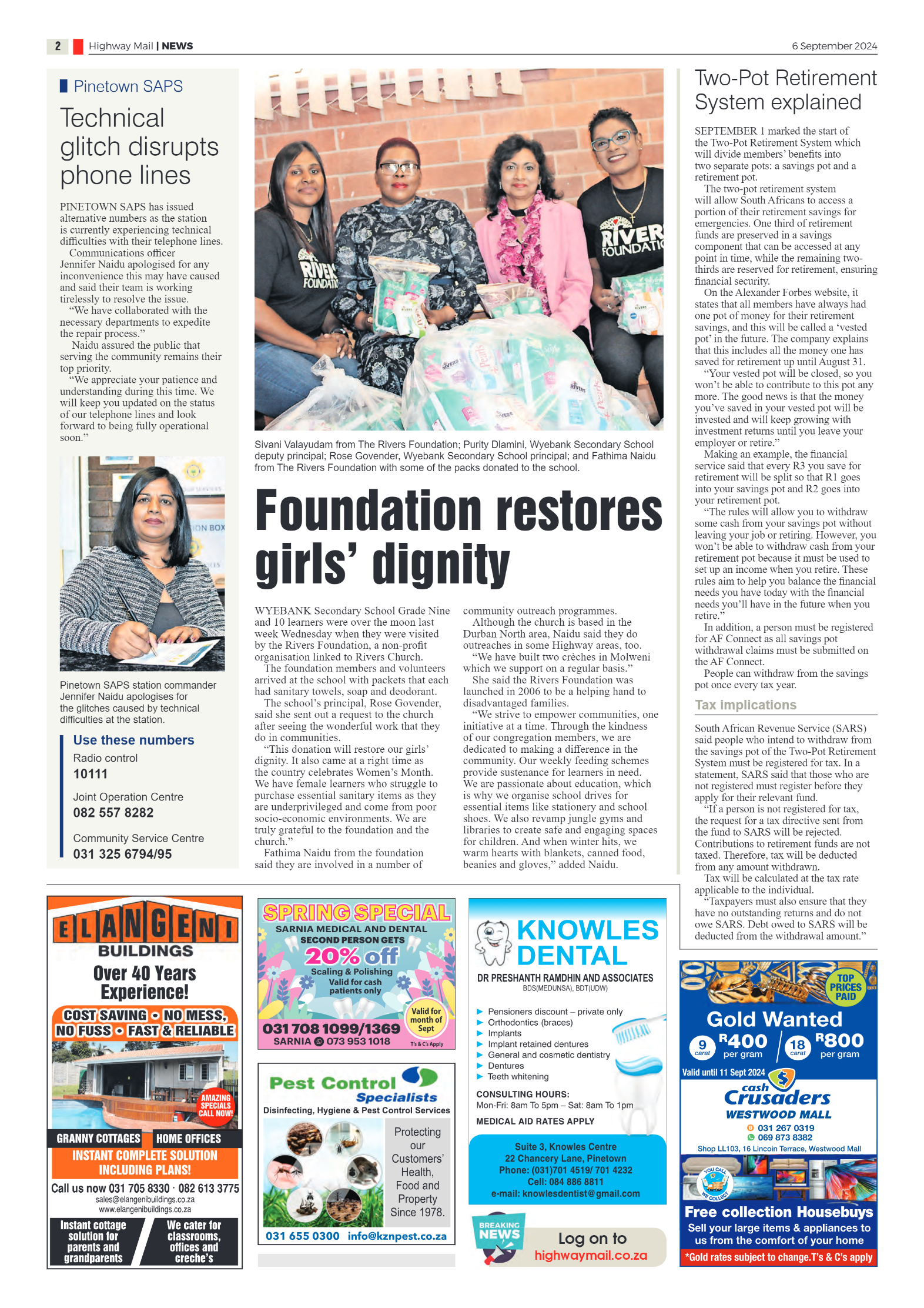 Highway Mail 6 September 2024 page 2