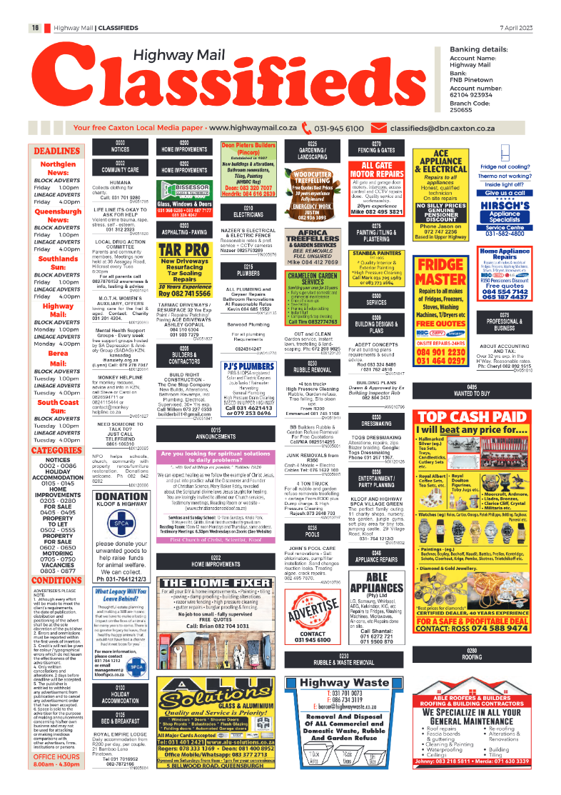 Highway Mail 7 April 2023 page 16