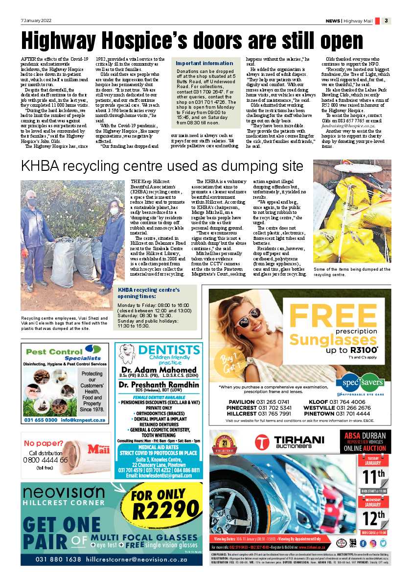 Highway Mail 7 January 2022 page 3