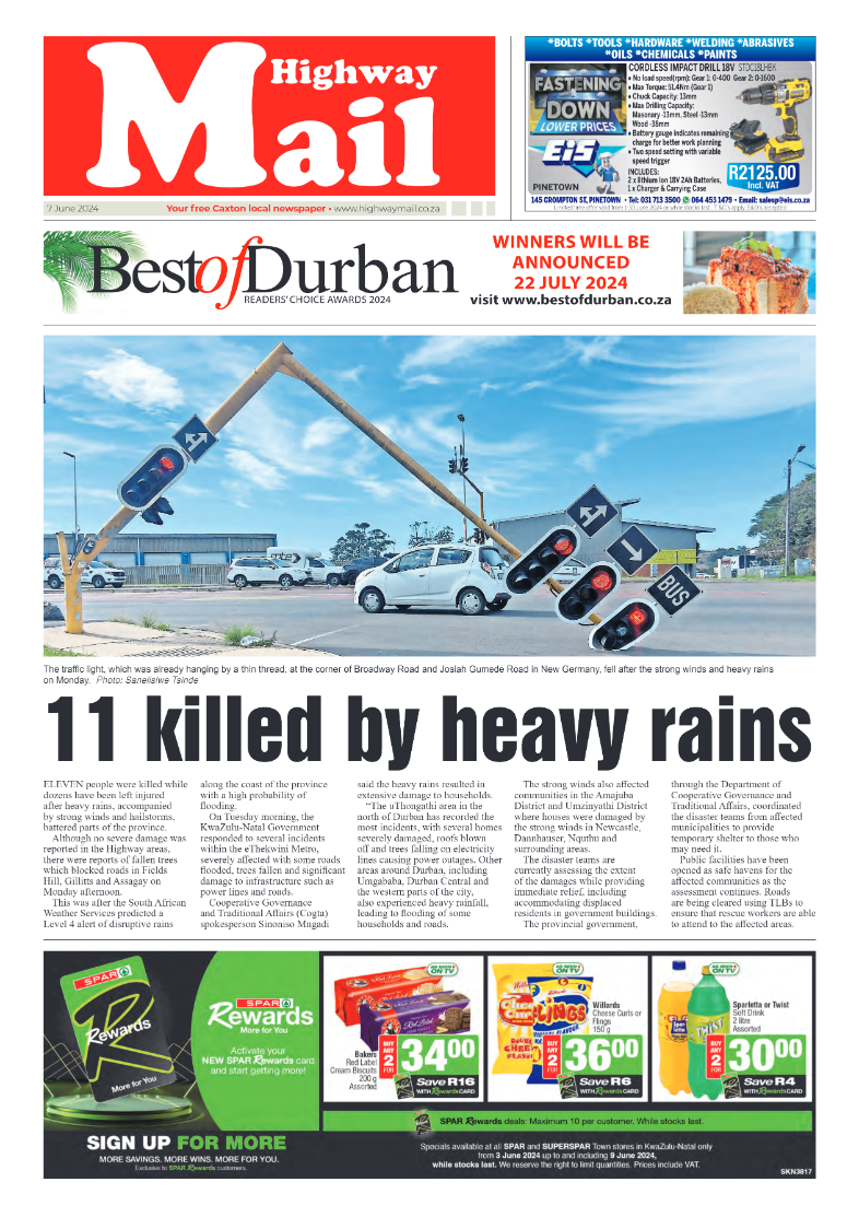 Highway Mail 7 June 2024 page 1