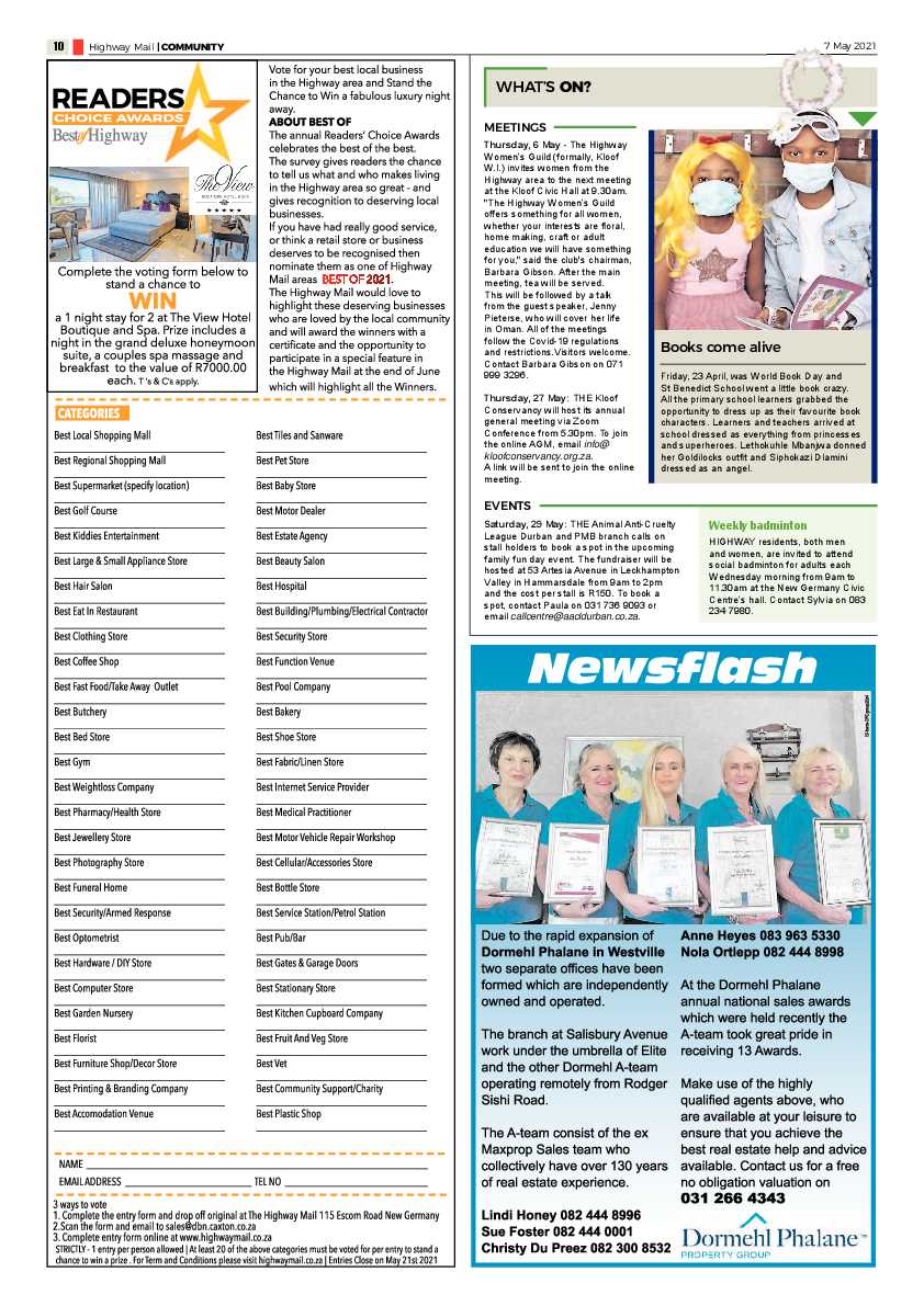 Highway Mail 7 May 2021 page 10