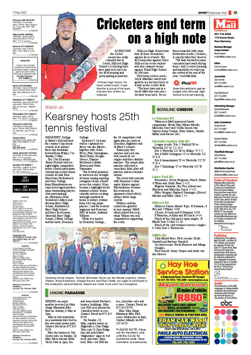 Highway Mail 7 May 2021 page 15