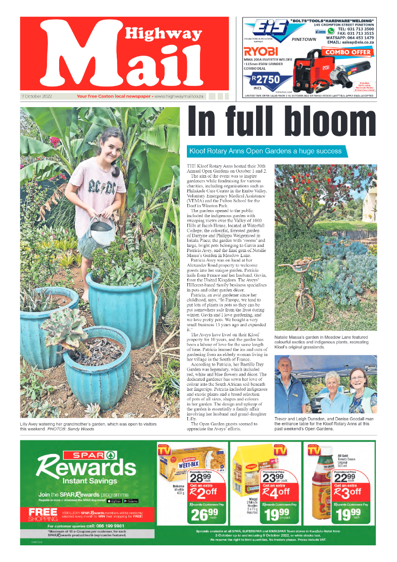 Highway Mail 7 October 2022 page 1