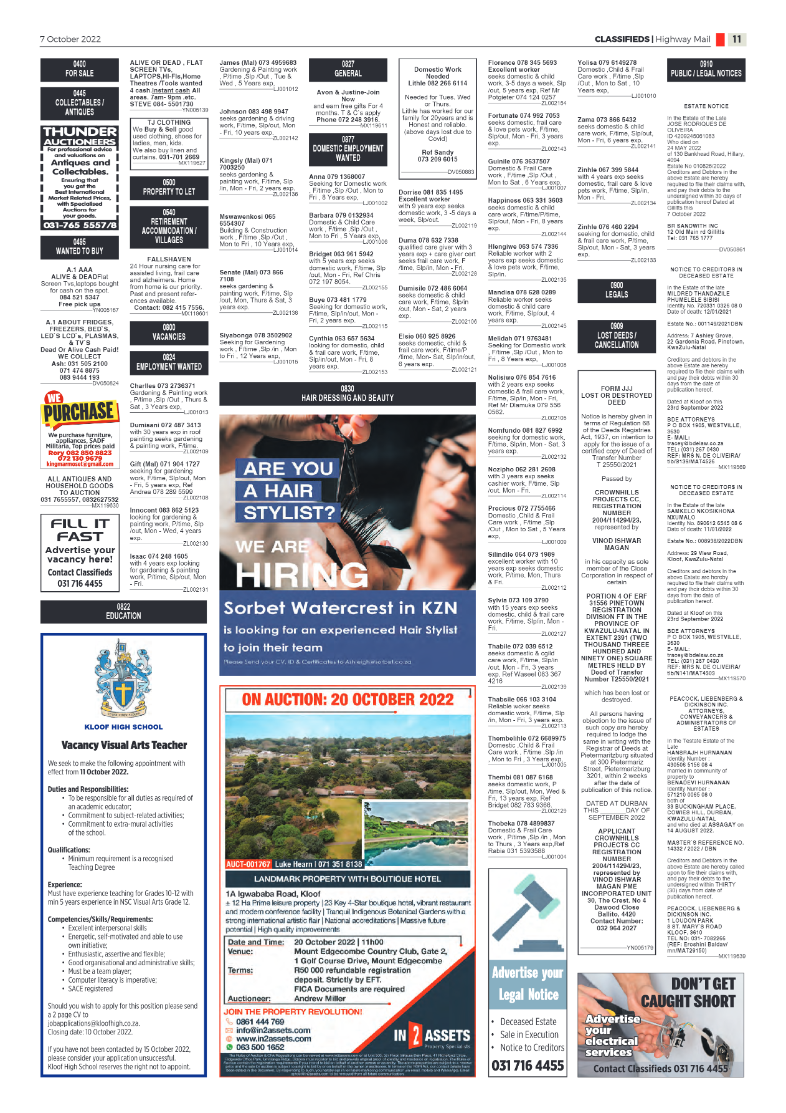 Highway Mail 7 October 2022 page 11