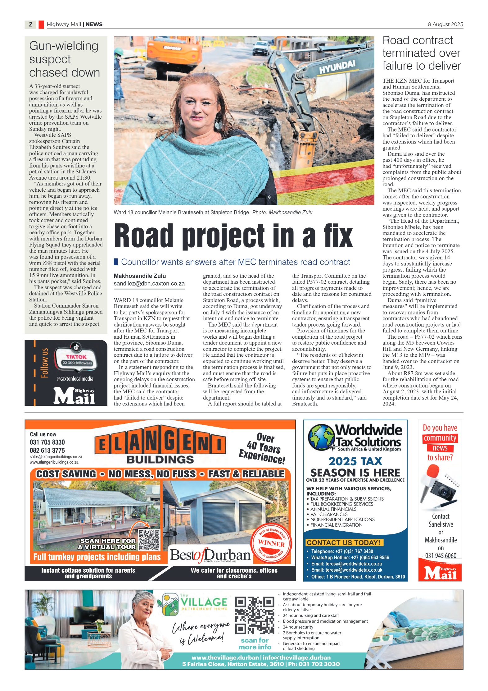 Highway Mail 8 August 2025 page 2