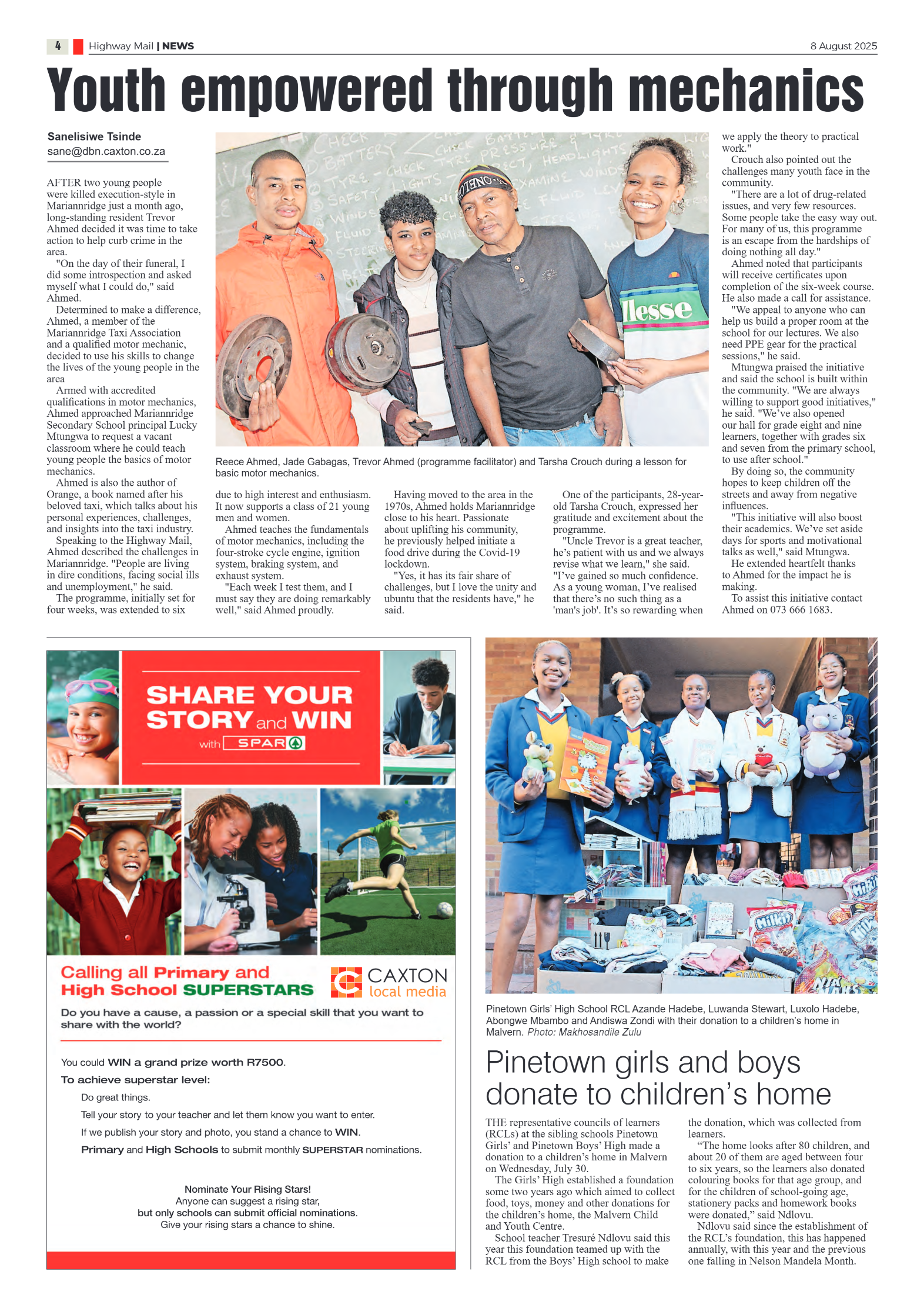 Highway Mail 8 August 2025 page 4
