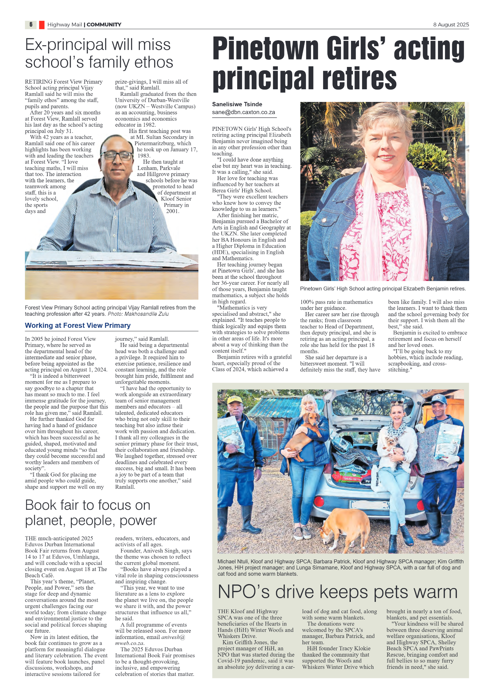 Highway Mail 8 August 2025 page 6