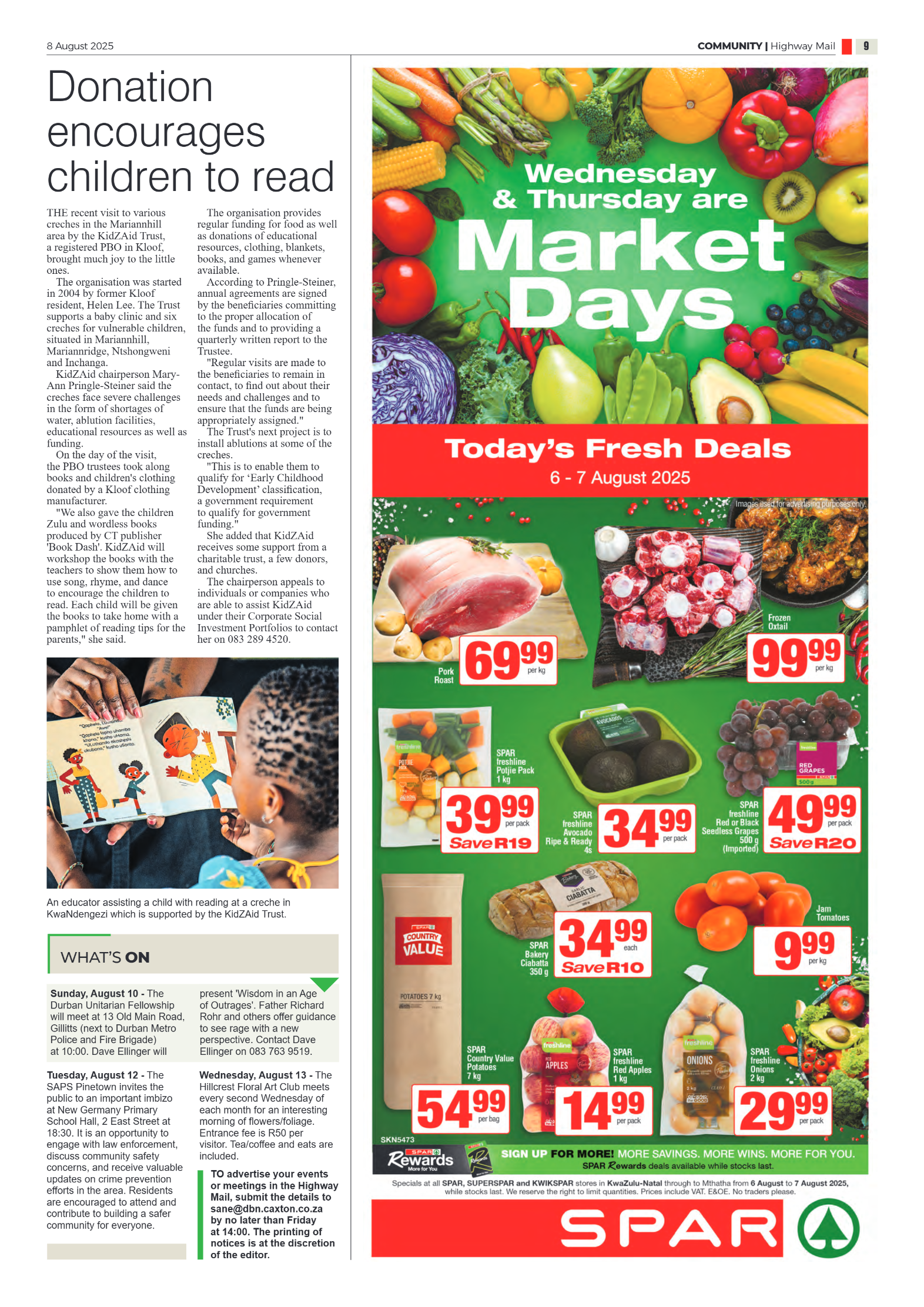 Highway Mail 8 August 2025 page 9