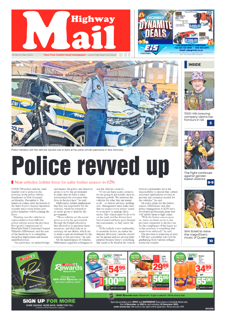 Highway Mail 8 December 2023 page 1