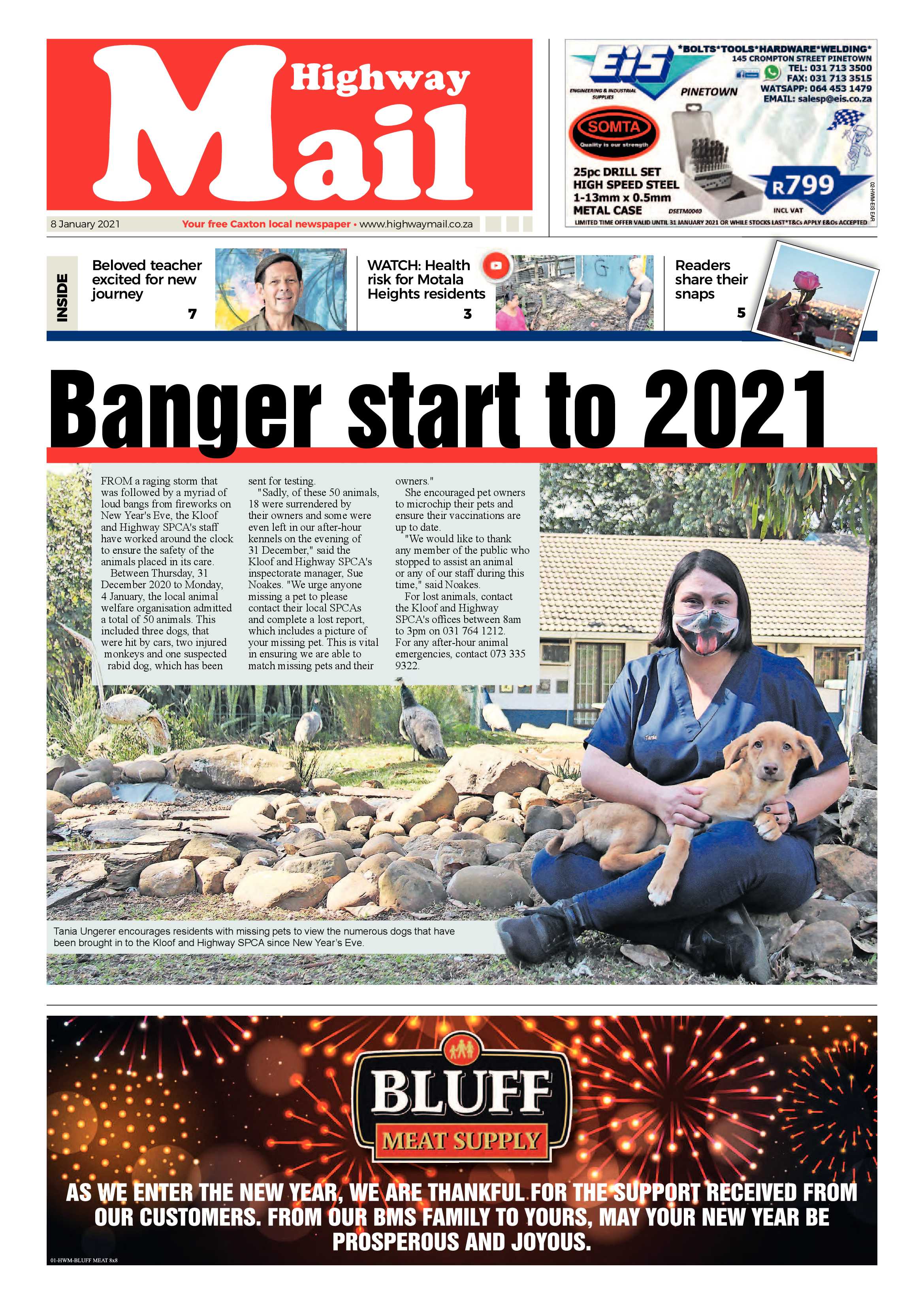 Highway Mail 8 January 2021 page 1