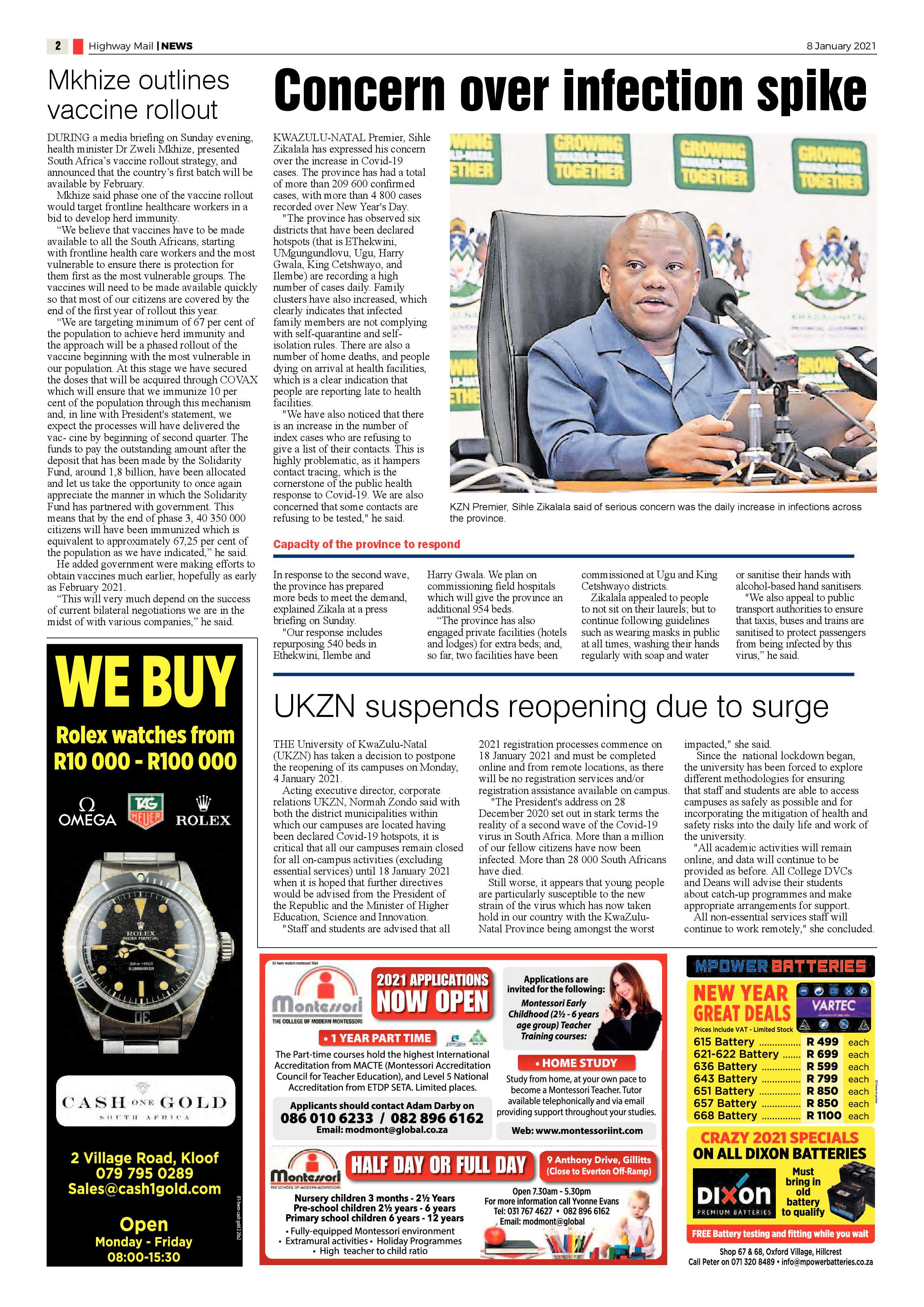 Highway Mail 8 January 2021 page 2