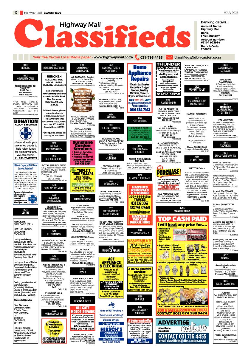 Highway Mail 8 July 2022 page 10