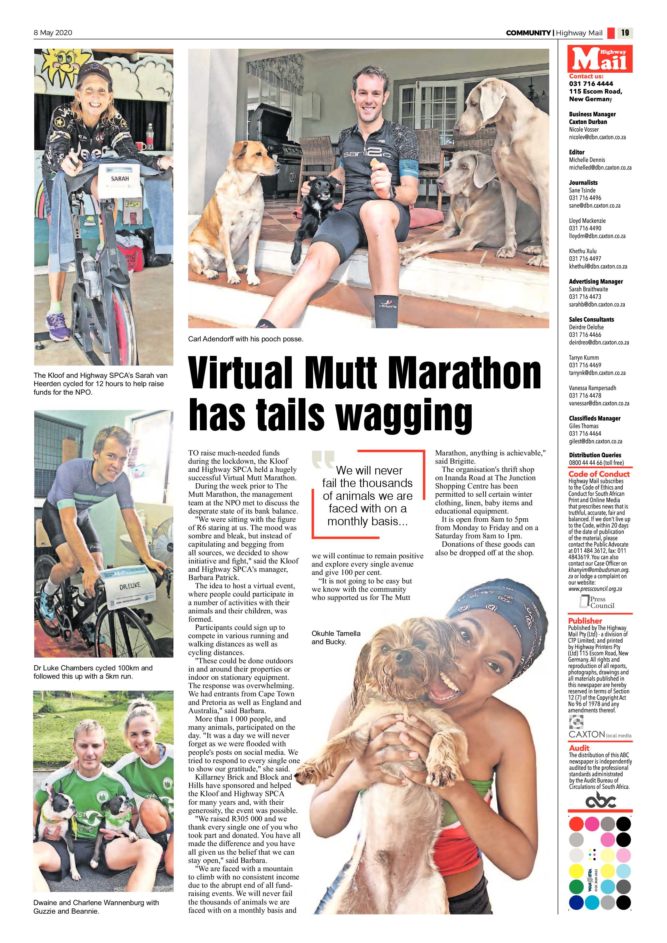 Highway Mail 8 May 2020 page 19