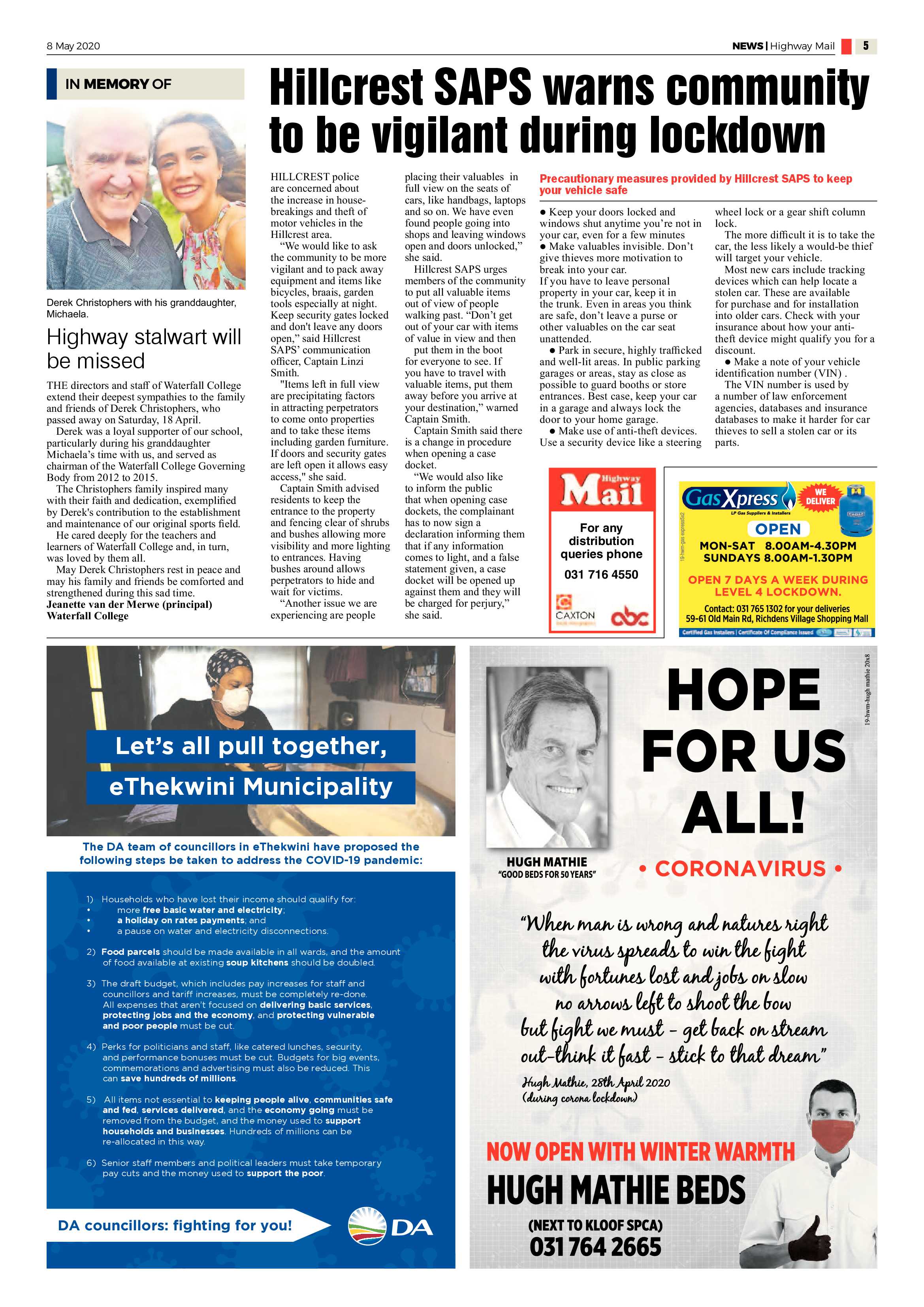 Highway Mail 8 May 2020 page 5