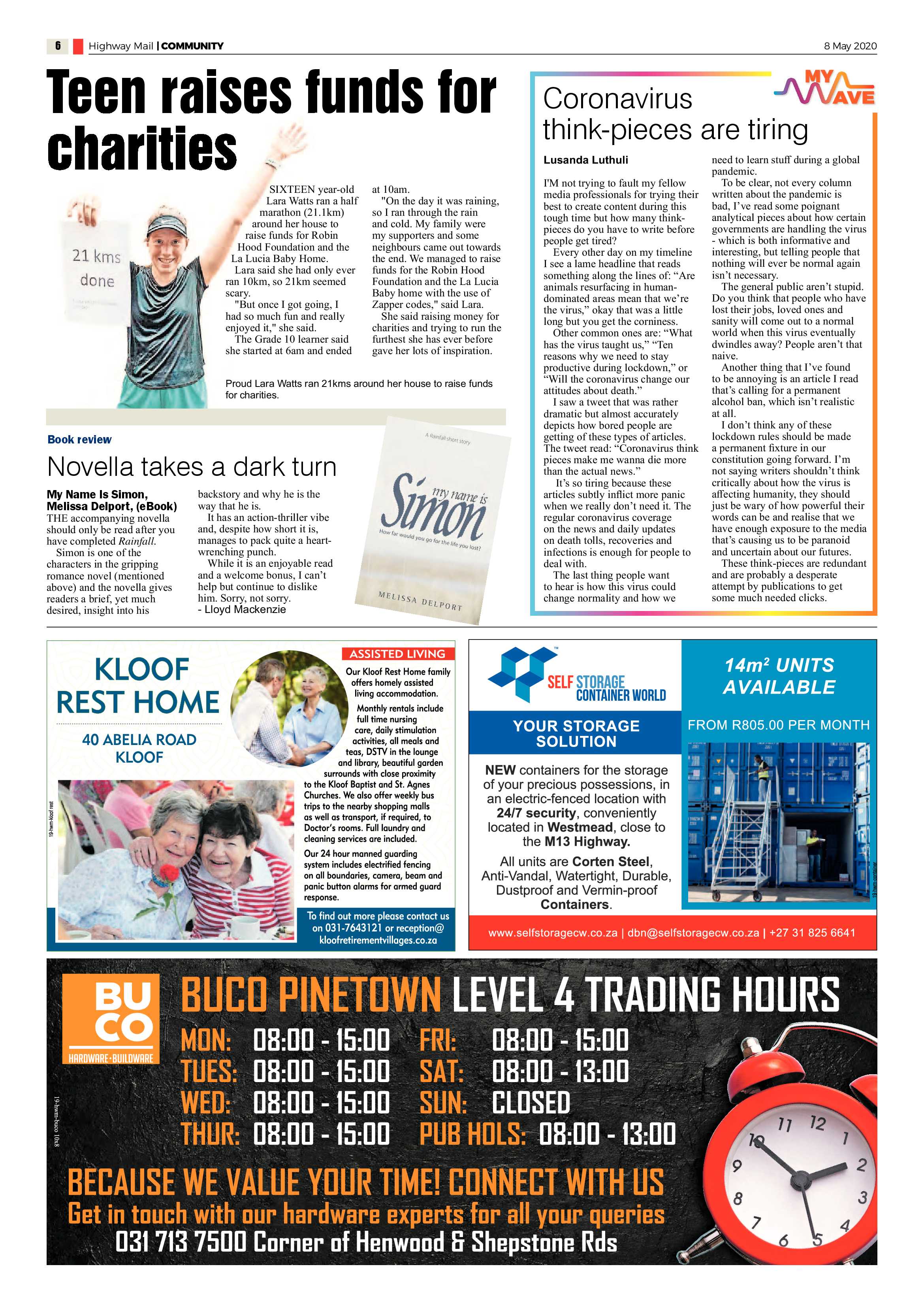 Highway Mail 8 May 2020 page 6