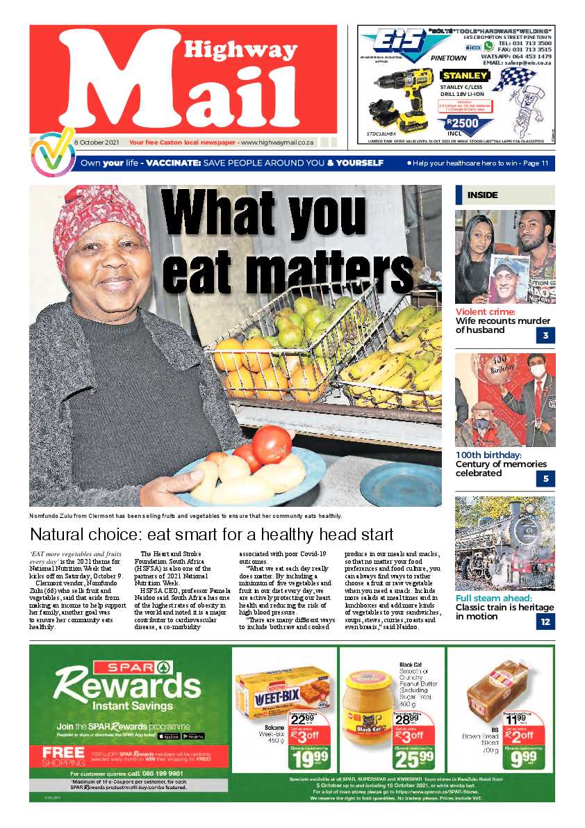 Highway Mail 8 October 2021 page 1