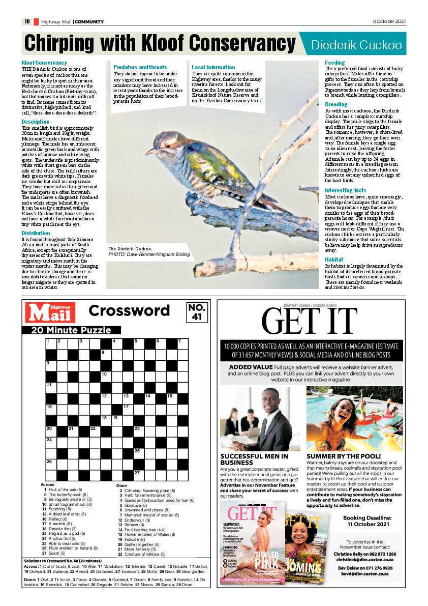 Highway Mail 8 October 2021 page 10