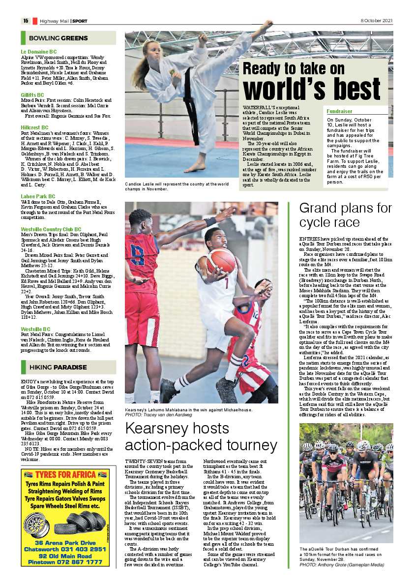 Highway Mail 8 October 2021 page 16
