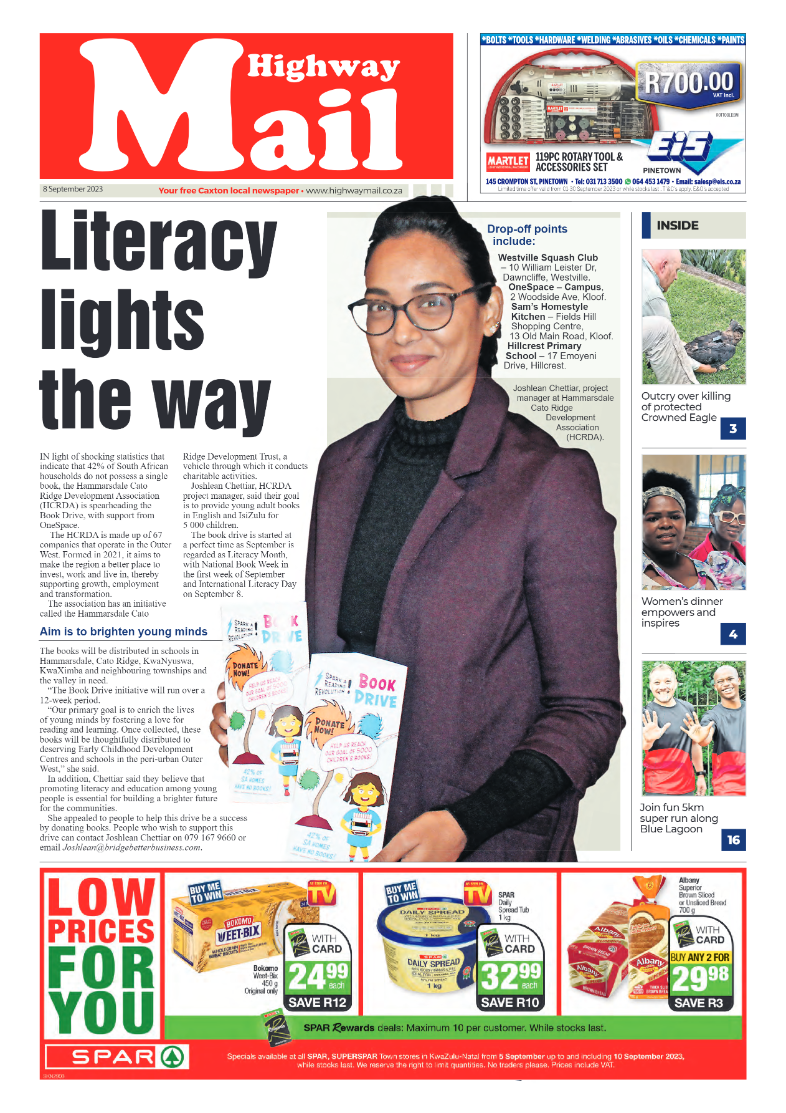 Highway Mail 8 September 2023 page 1