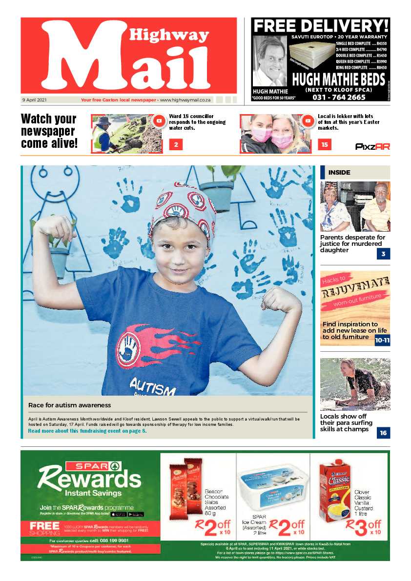 Highway Mail 9 April 2021 page 1