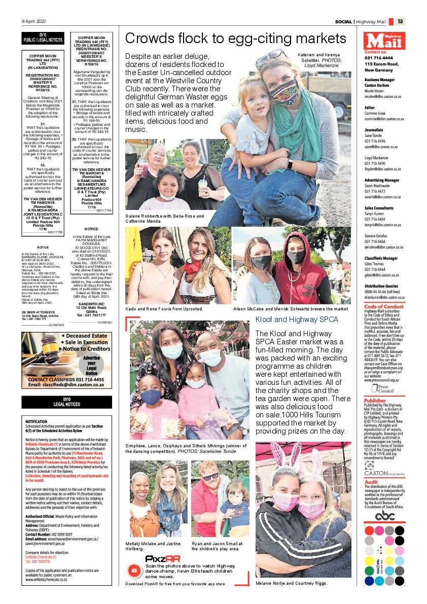 Highway Mail 9 April 2021 page 15