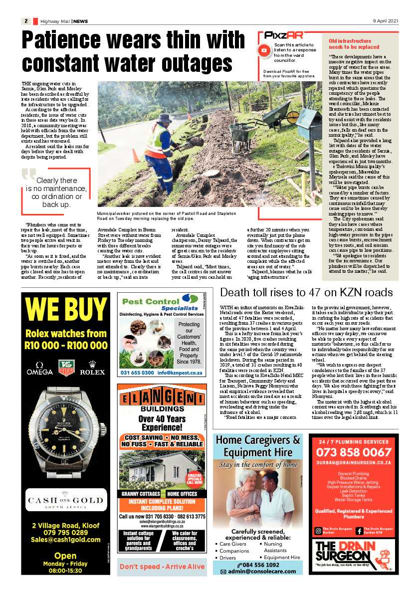 Highway Mail 9 April 2021 page 2