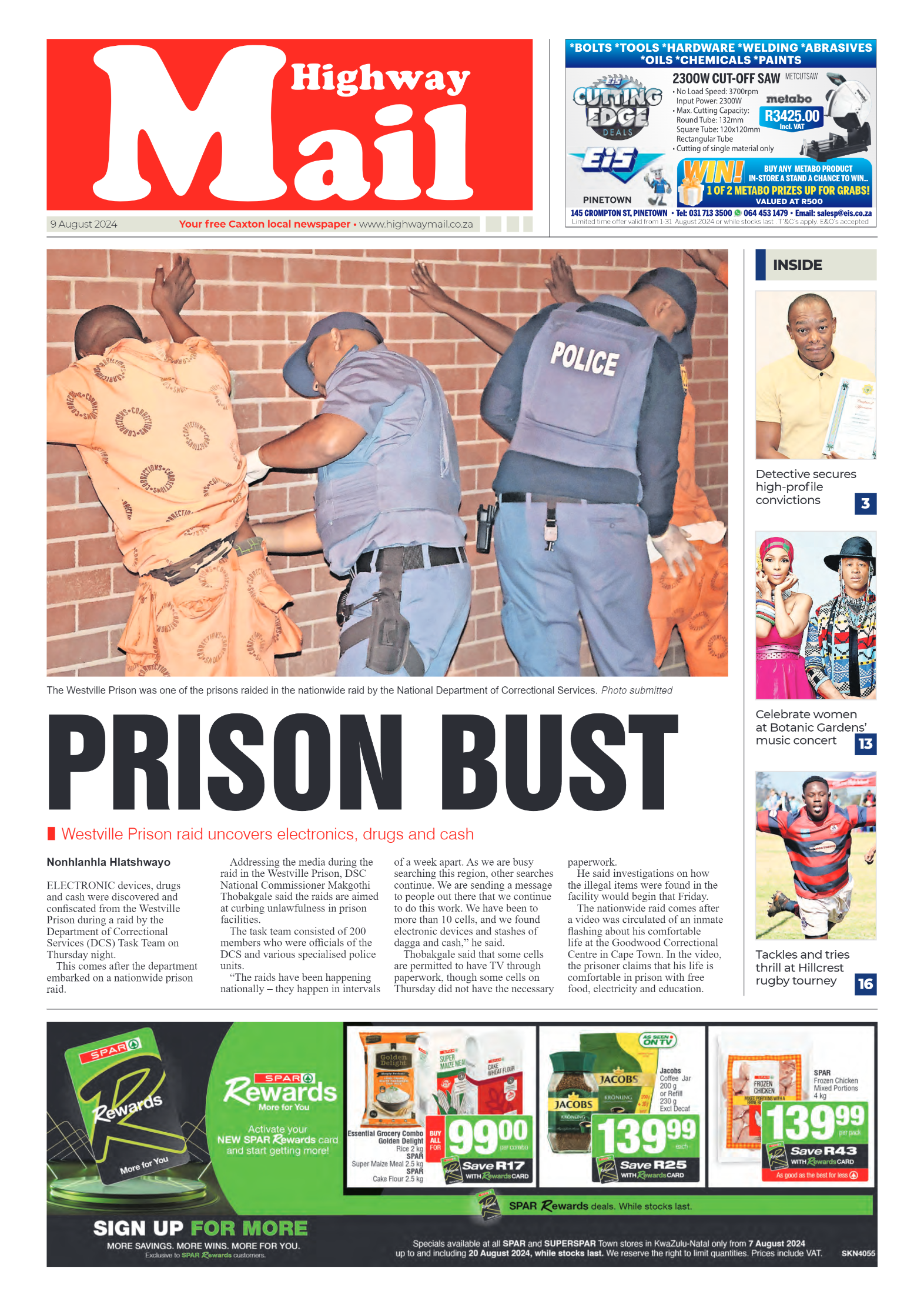 Highway Mail 9 August 2024 page 1