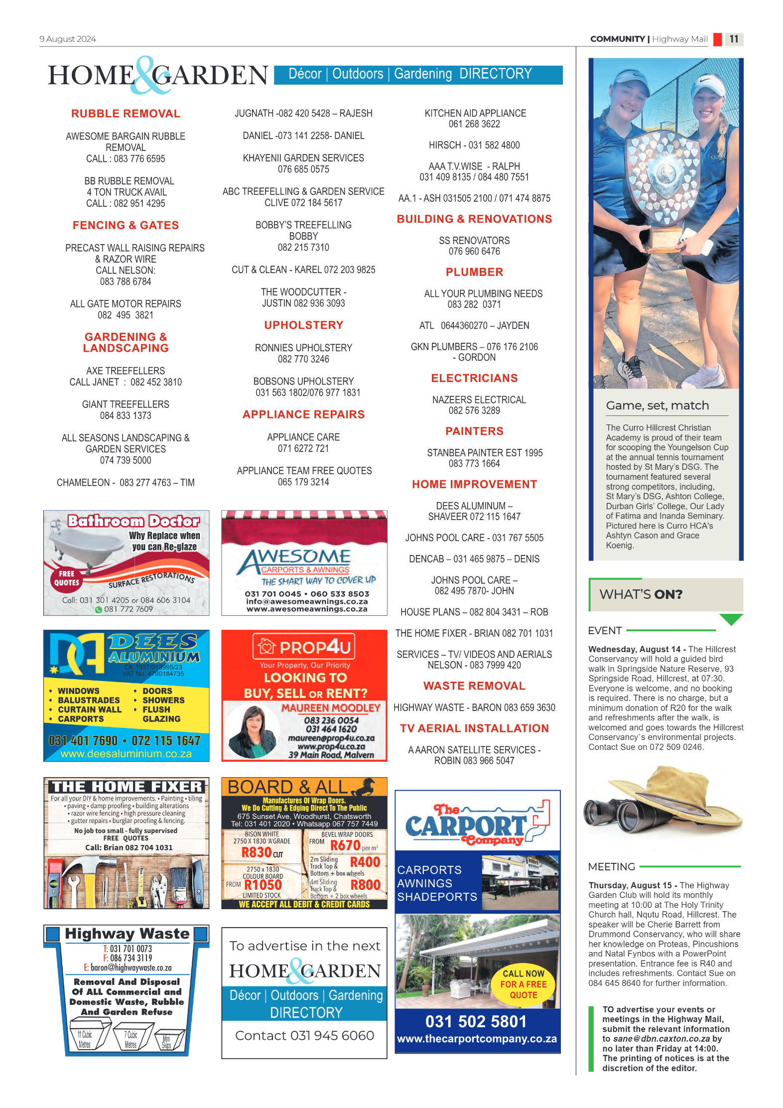 Highway Mail 9 August 2024 page 11
